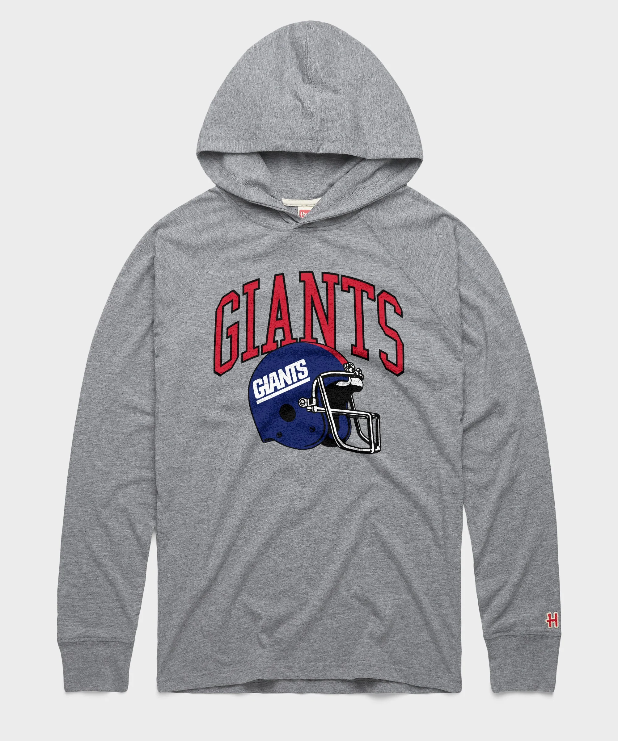 New York Giants Helmet Retro Lightweight Hoodie
