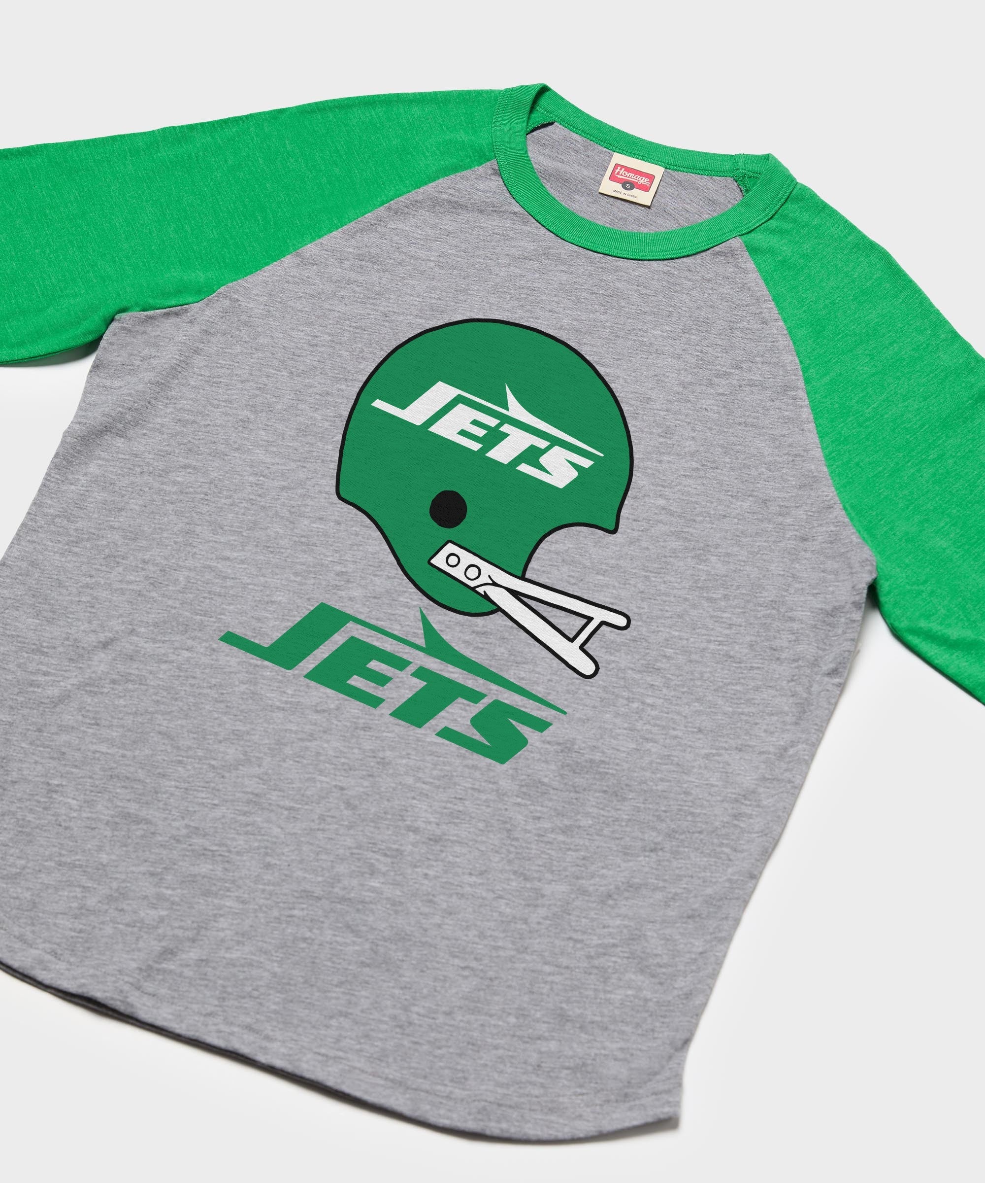 New York Jets Big Helmet Raglan - Image 2