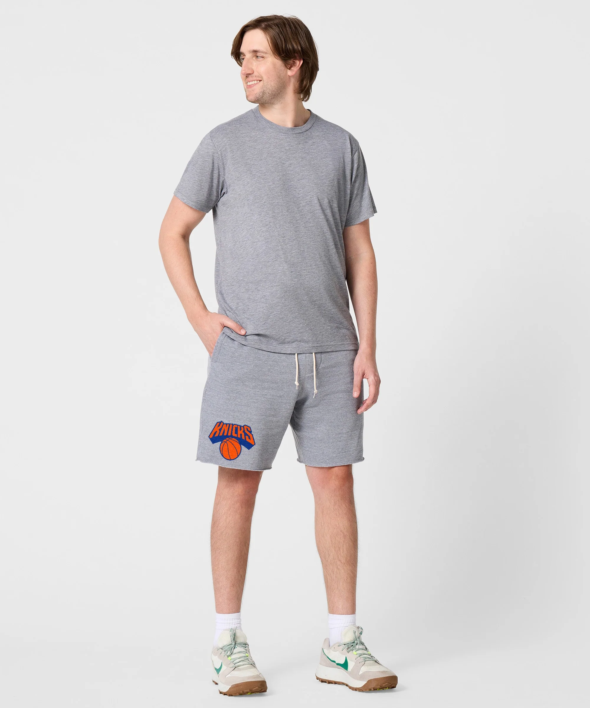 New York Knicks Logo Sweat Shorts - Image 9