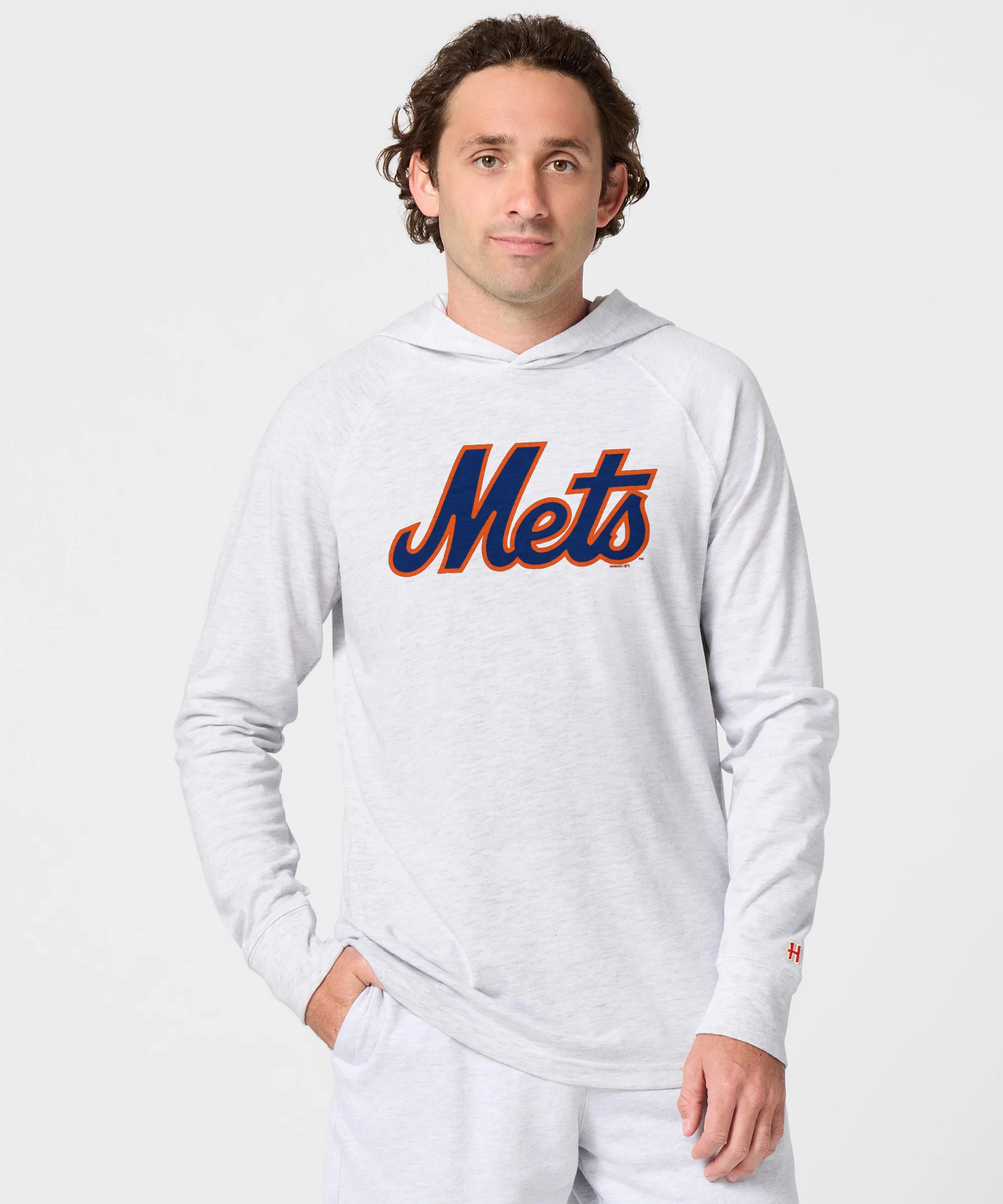 New York Mets Jersey Logo '15 Lightweight Hoodie - Image 3