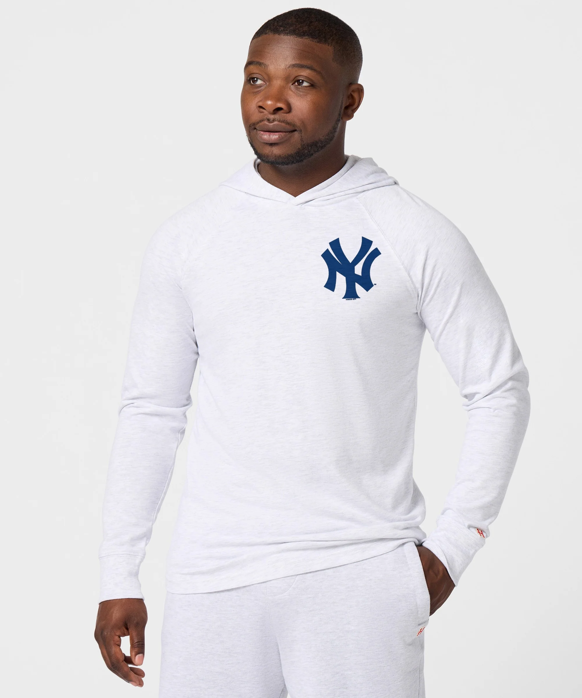New York Yankees Jersey Logo '47 Lightweight Hoodie - Image 3