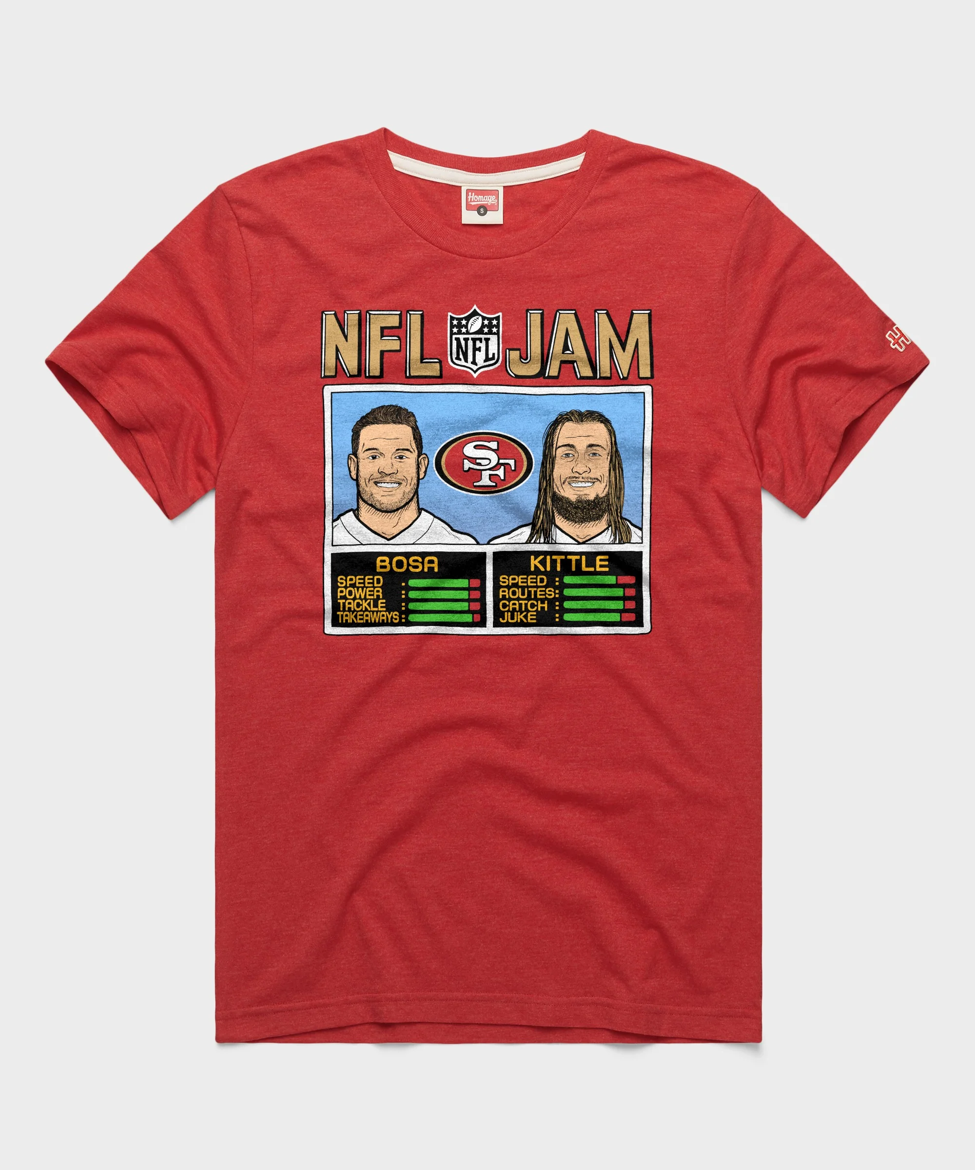 NFL Jam 49ers Bosa And Kittle