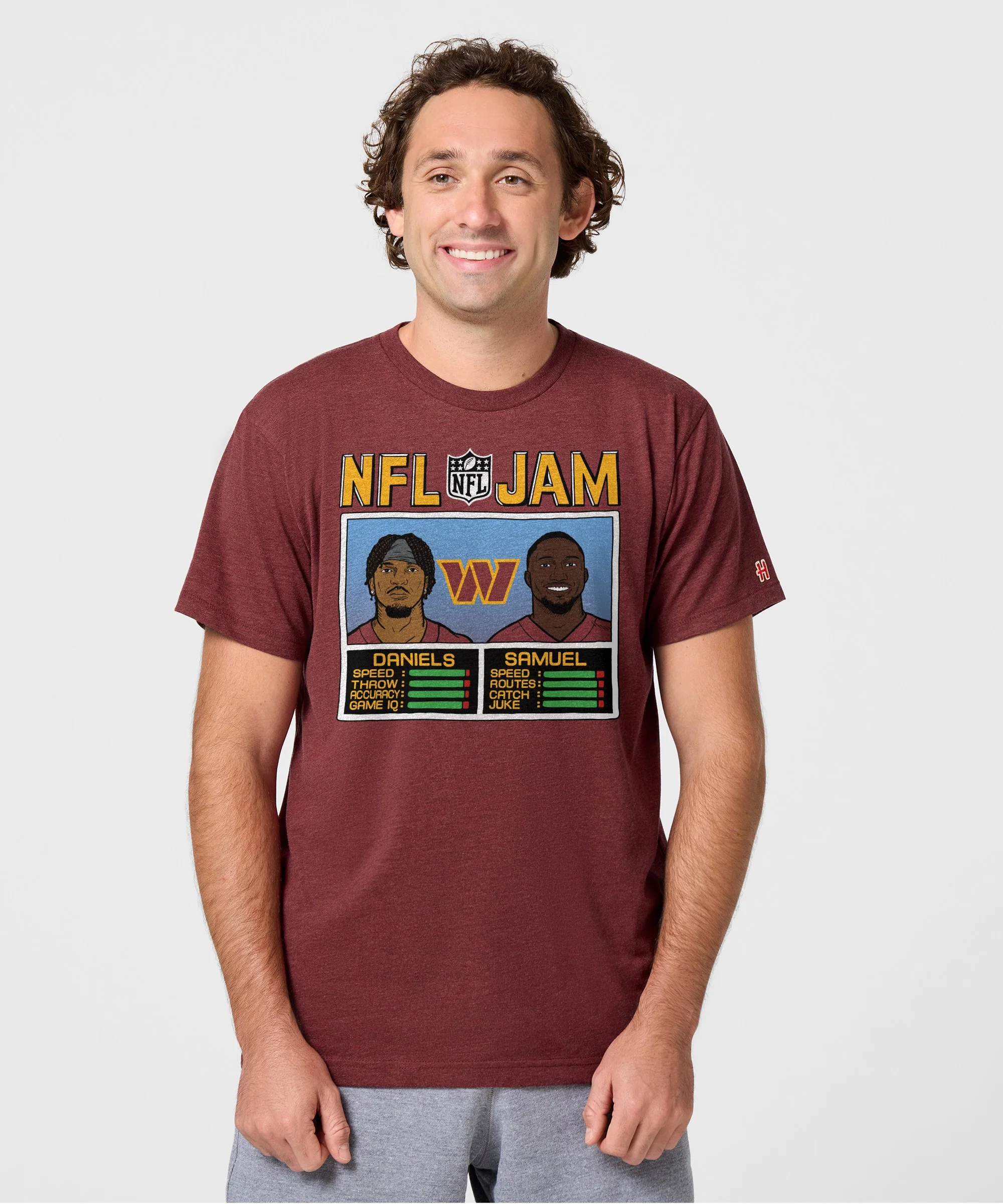 NFL Jam Commanders Daniels And Samuel - Image 3