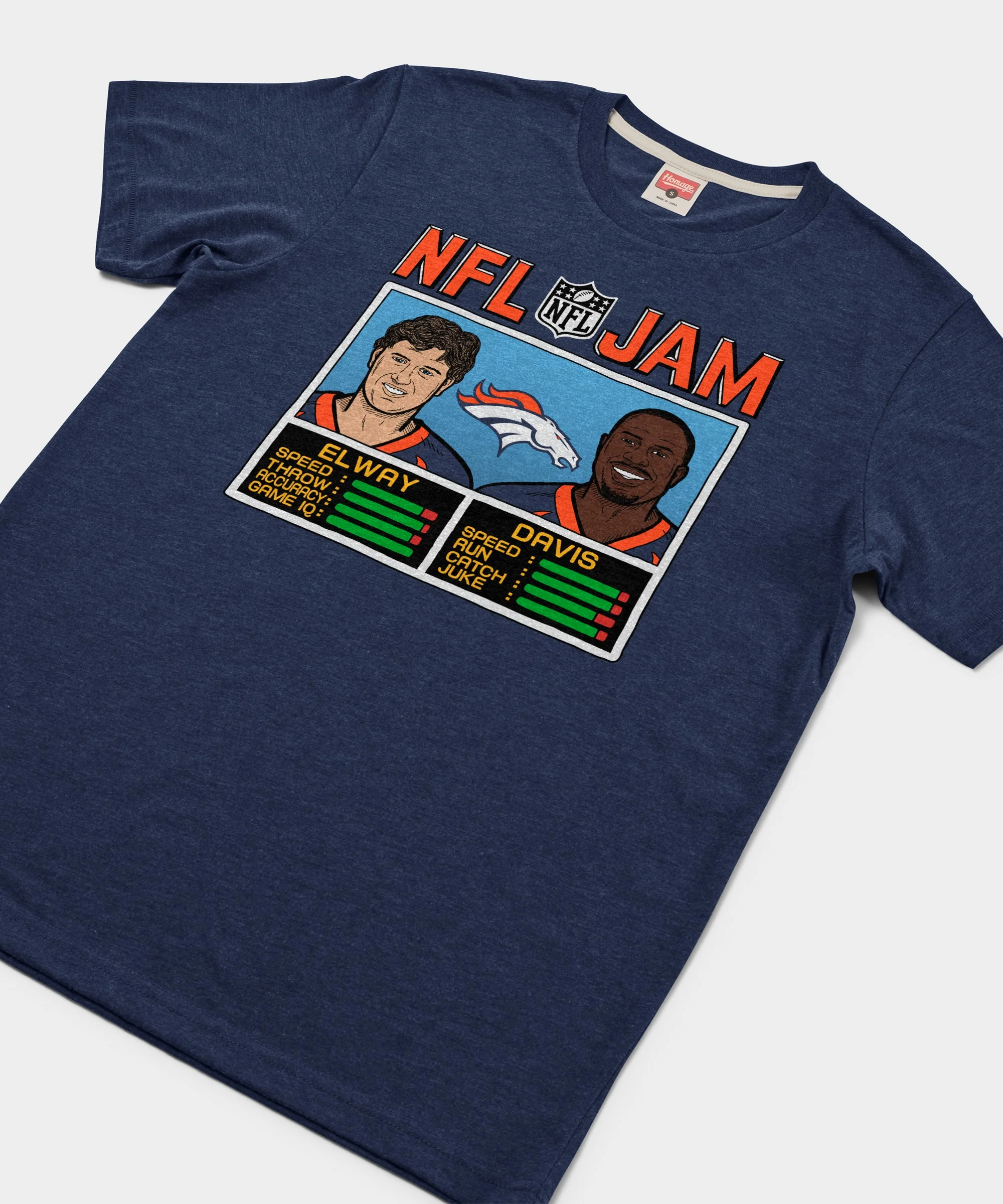 NFL Jam Denver Broncos Elway And Davis - Image 2