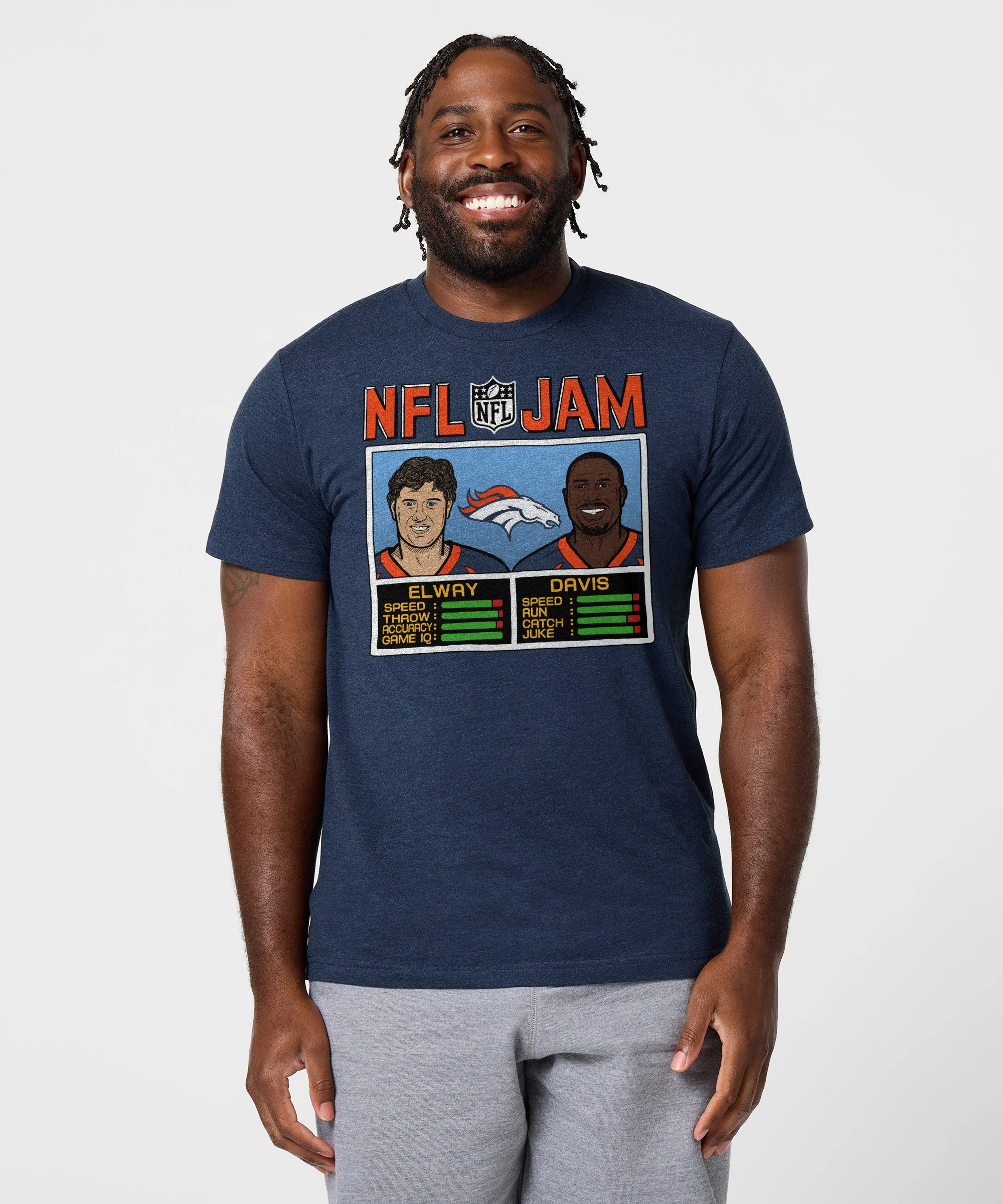 NFL Jam Denver Broncos Elway And Davis - Image 3