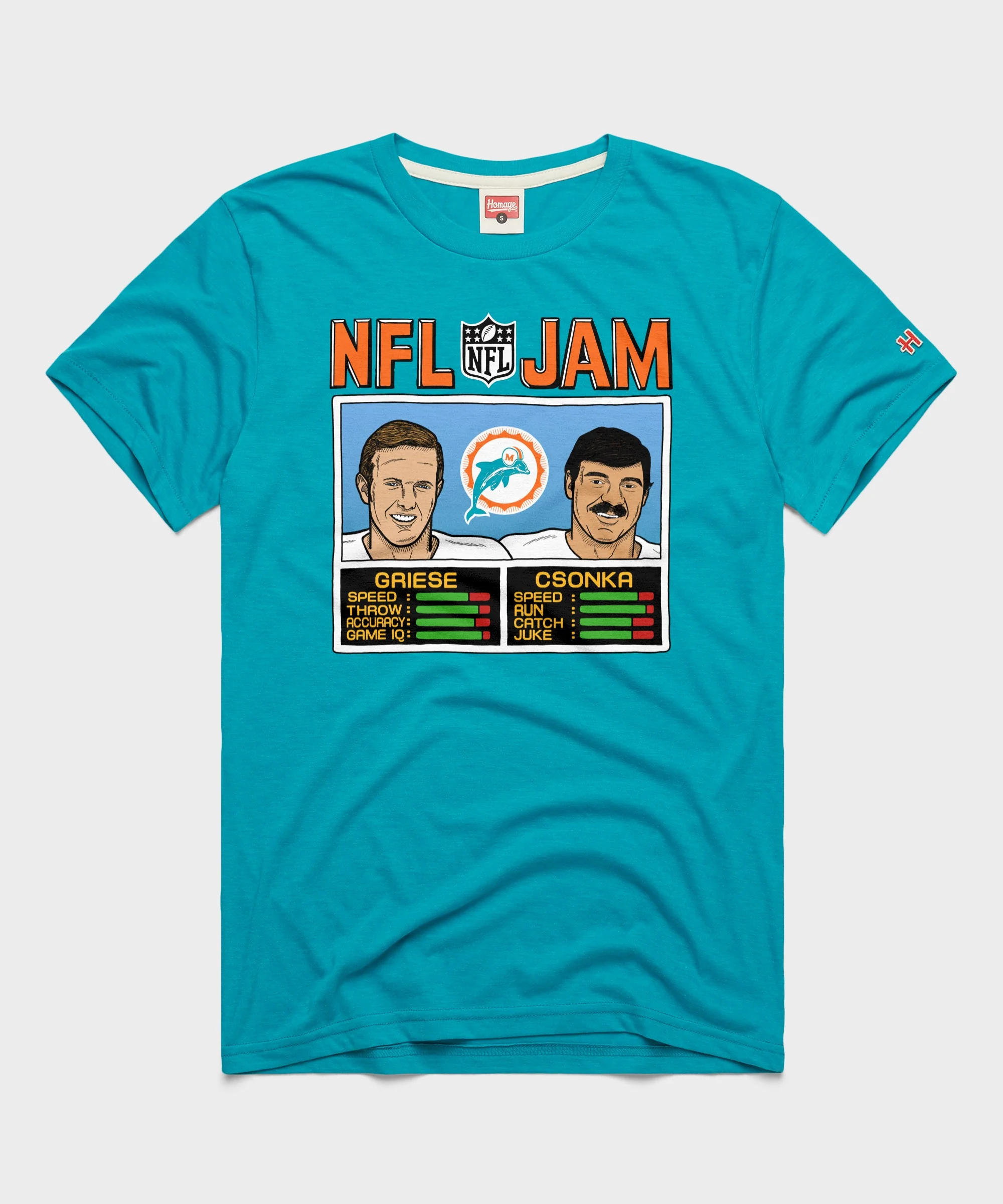 NFL Jam Miami Dolphins Griese and Csonka