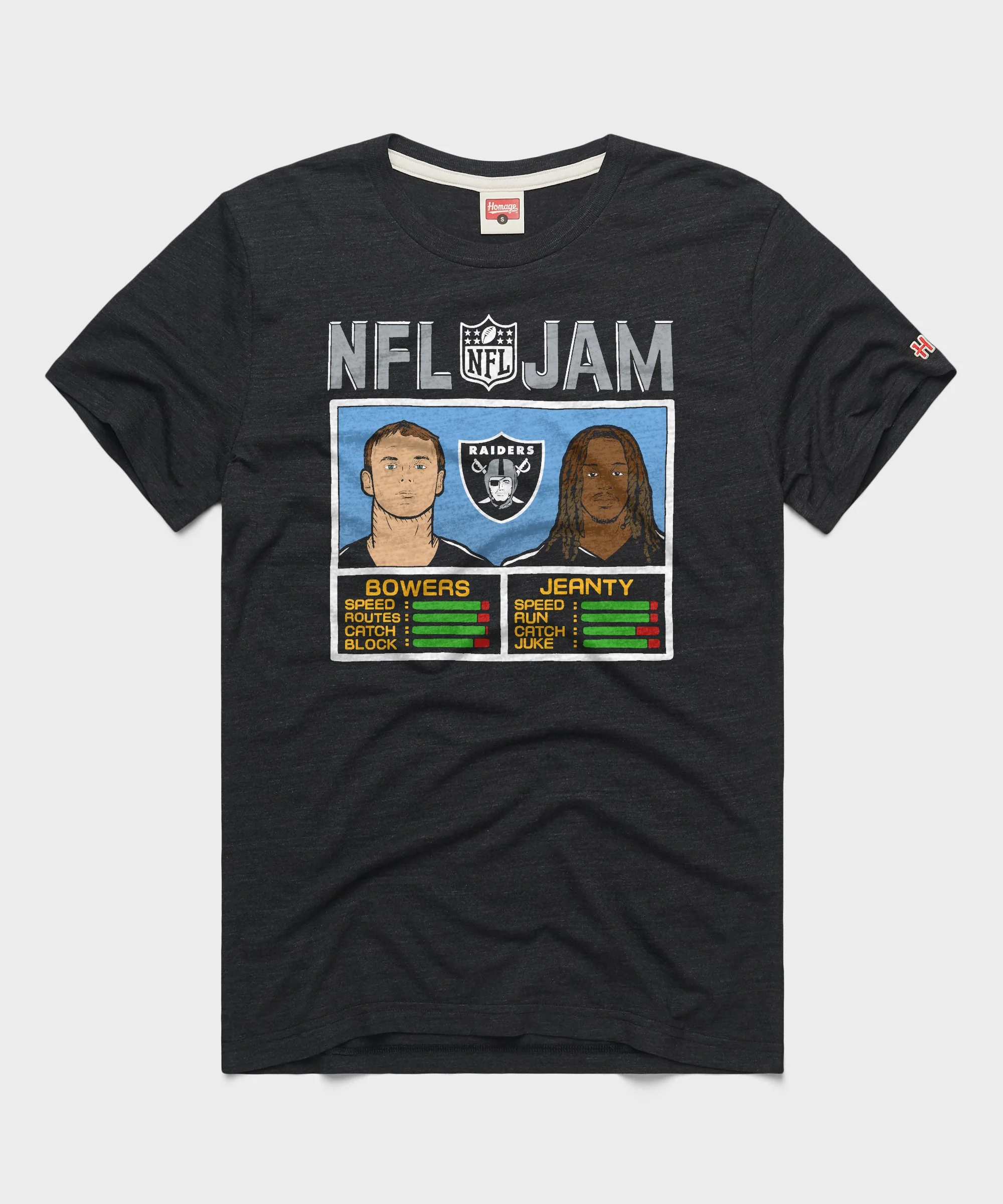 NFL Jam Raiders Bowers And Jeanty