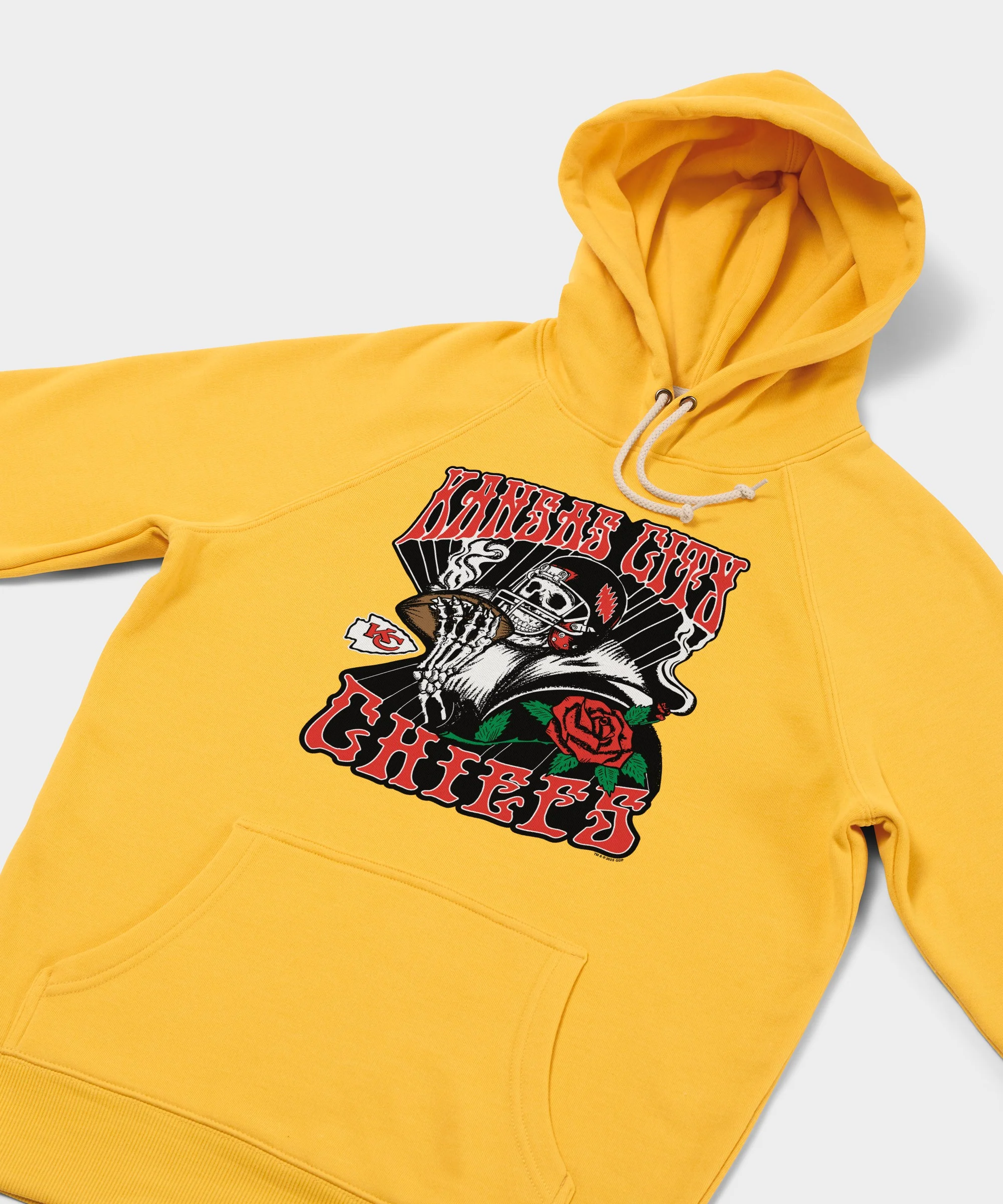 NFL x Grateful Dead x Chiefs Hoodie - Image 2
