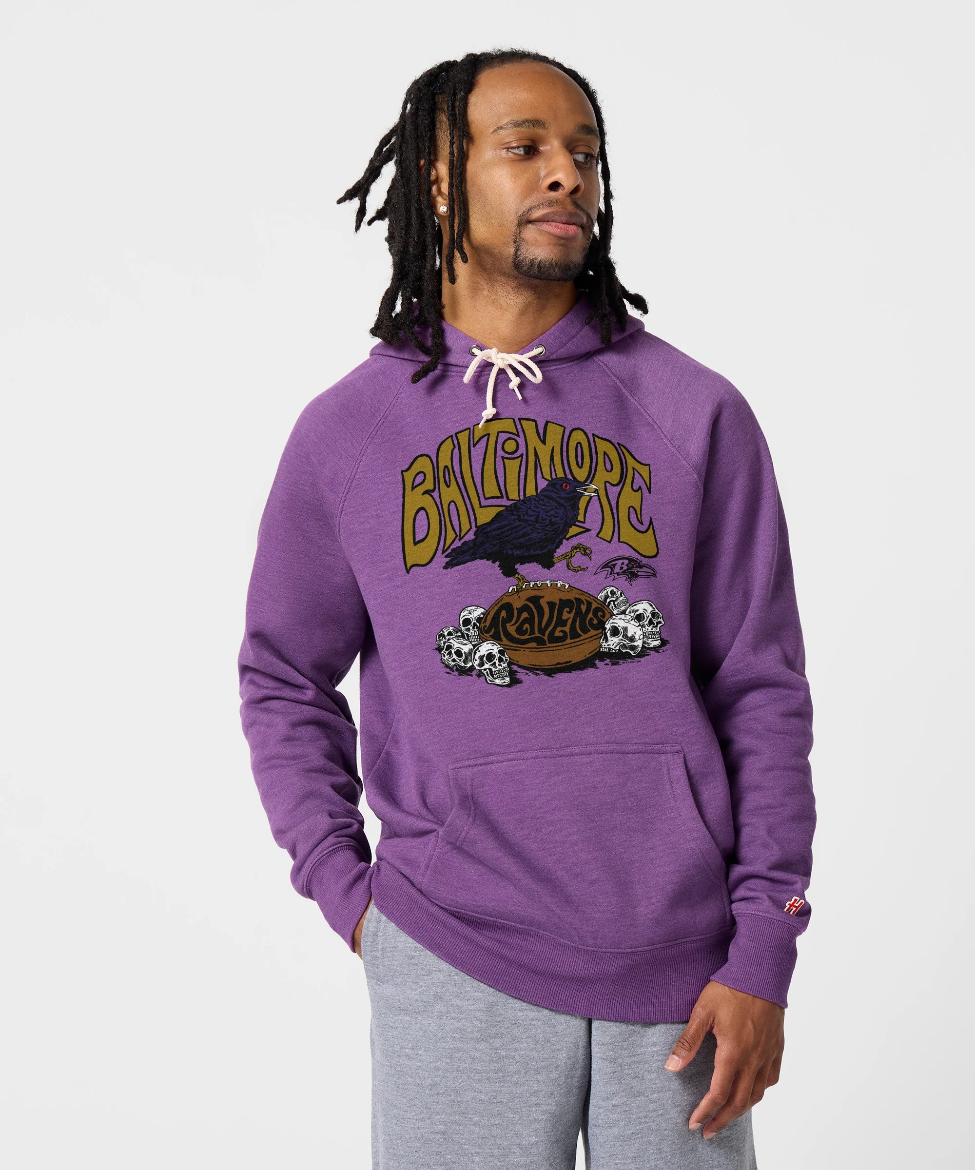 NFL x Grateful Dead x Ravens Hoodie - Image 3