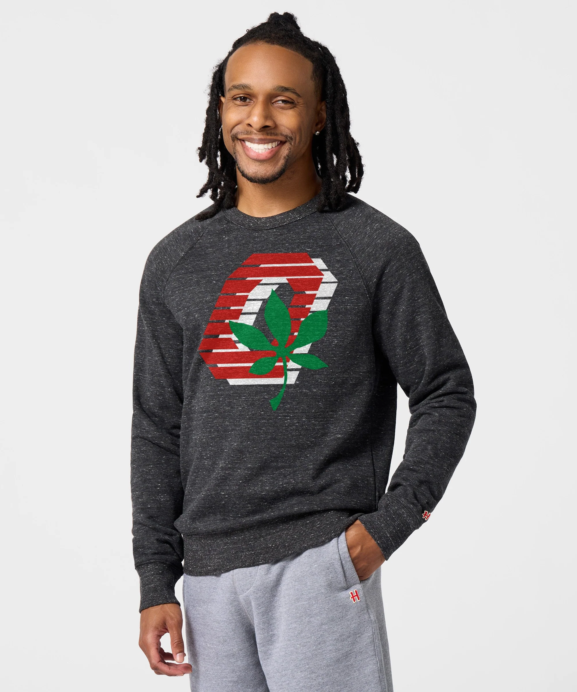 Ohio State Buckeye Leaf Crewneck - Image 3