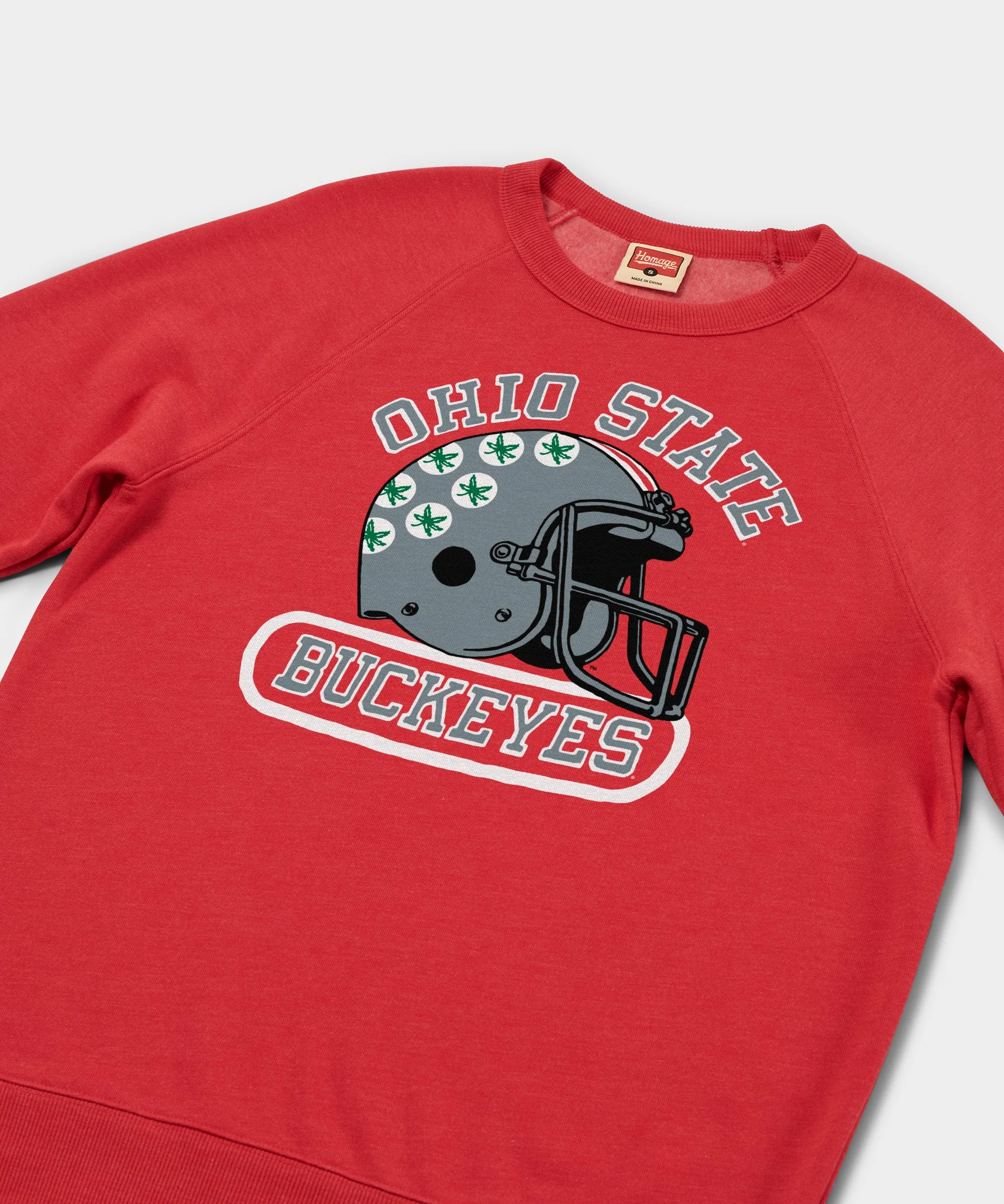 Ohio State Buckeyes Helmet Crewneck - Image 2