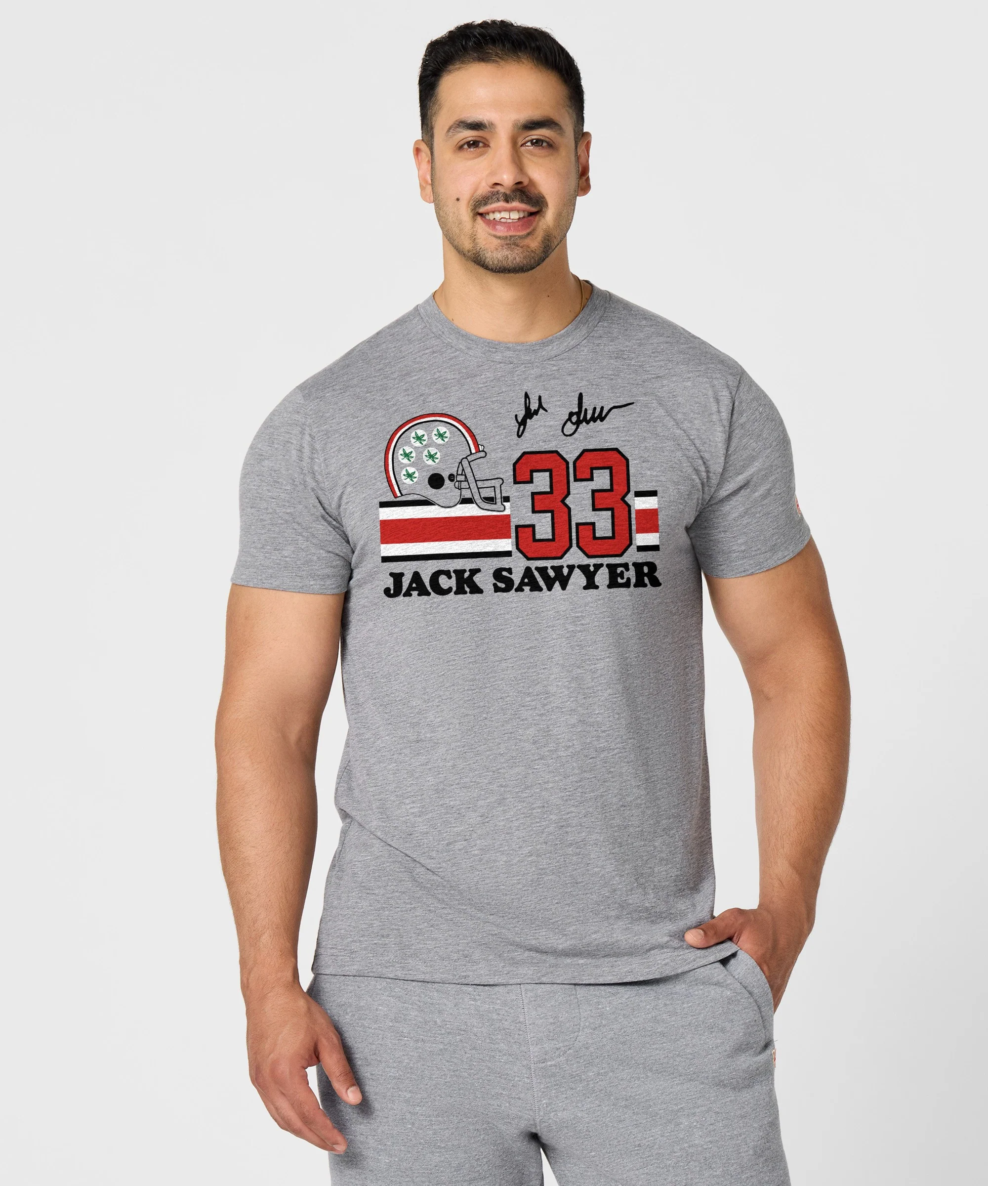 Ohio State Jack Sawyer Signature Jersey - Image 3