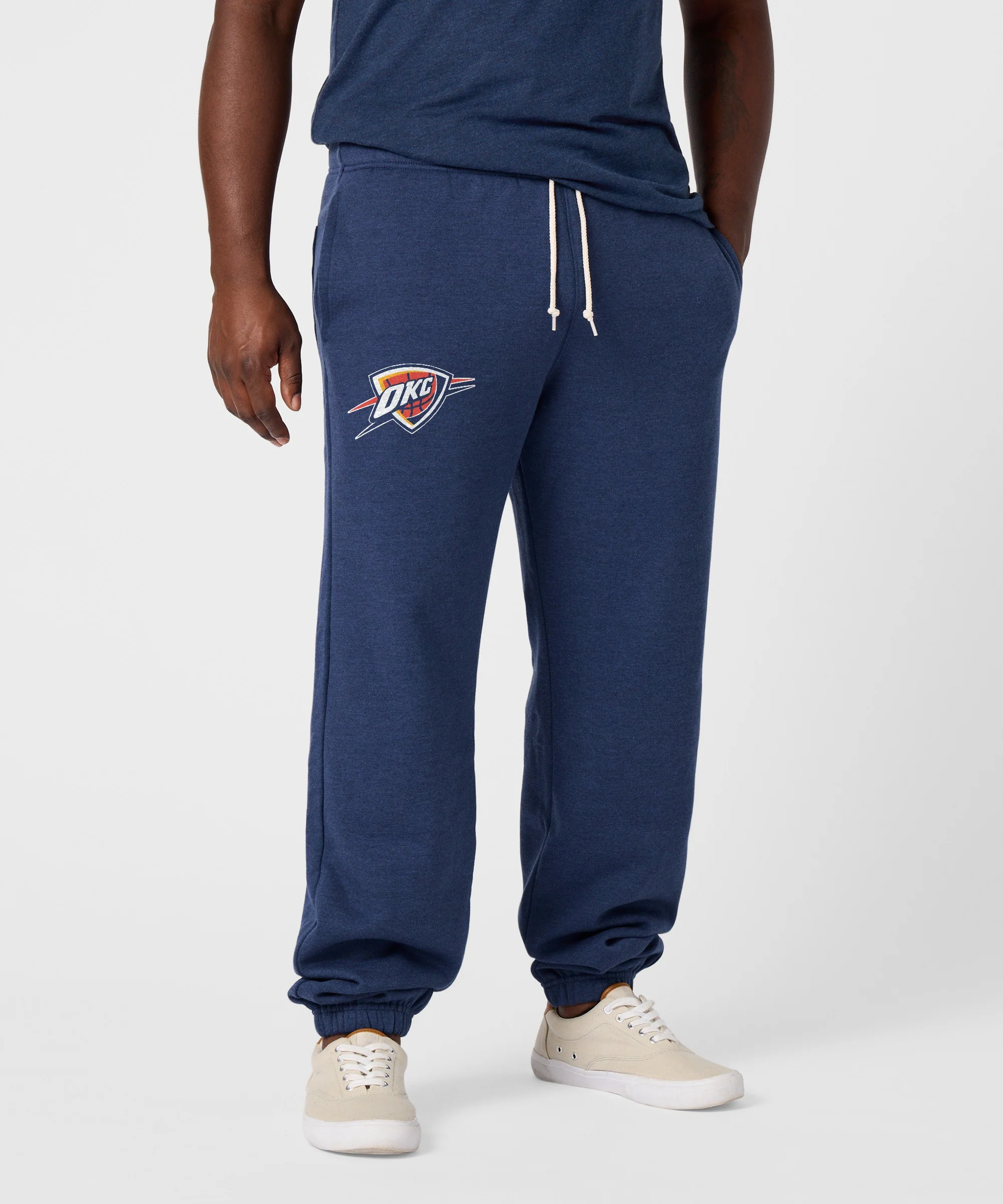 OKC Thunder Logo Sweatpants - Image 3