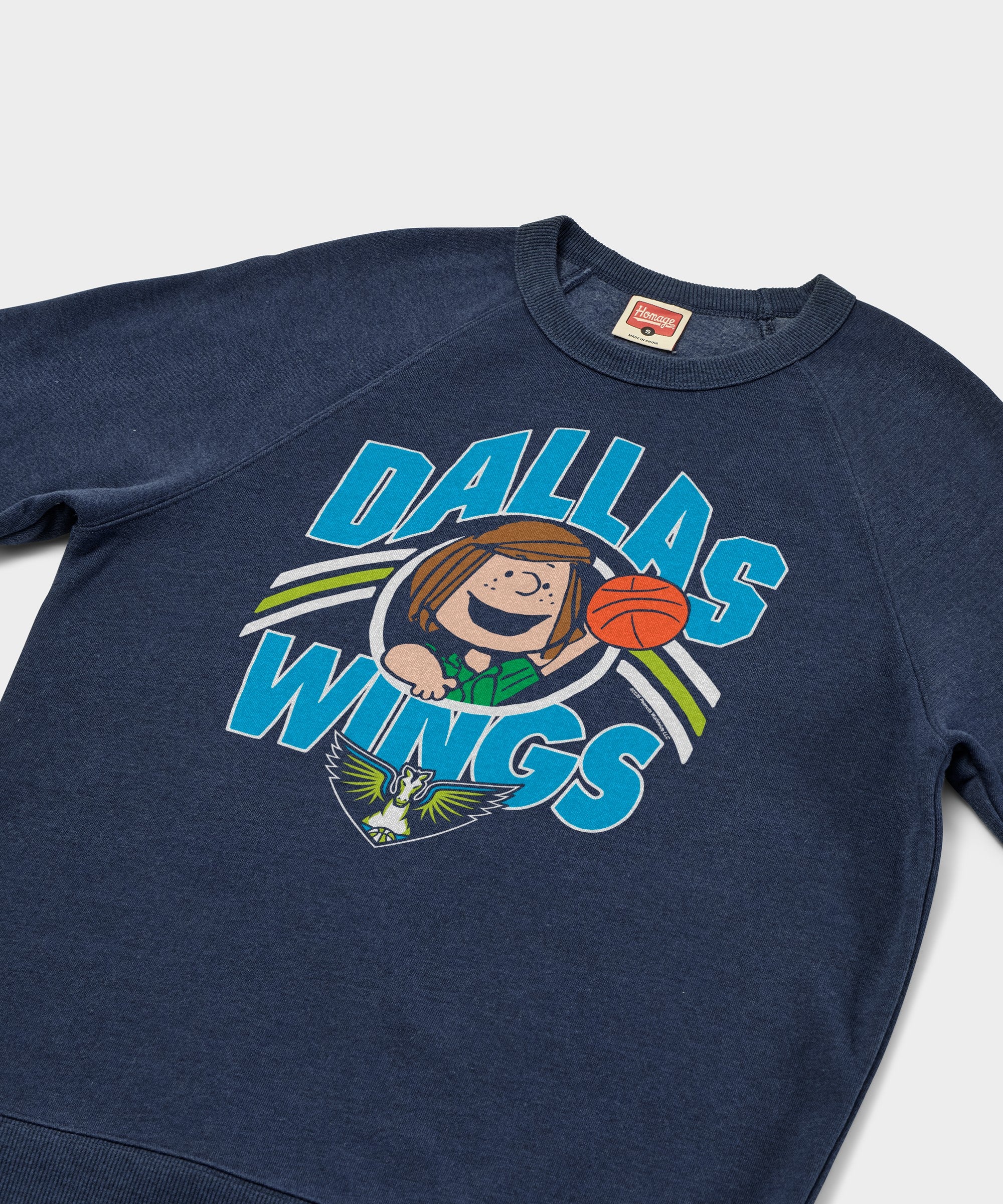 Peanuts Peppermint Patty x Dallas Wings Crewneck - Image 2