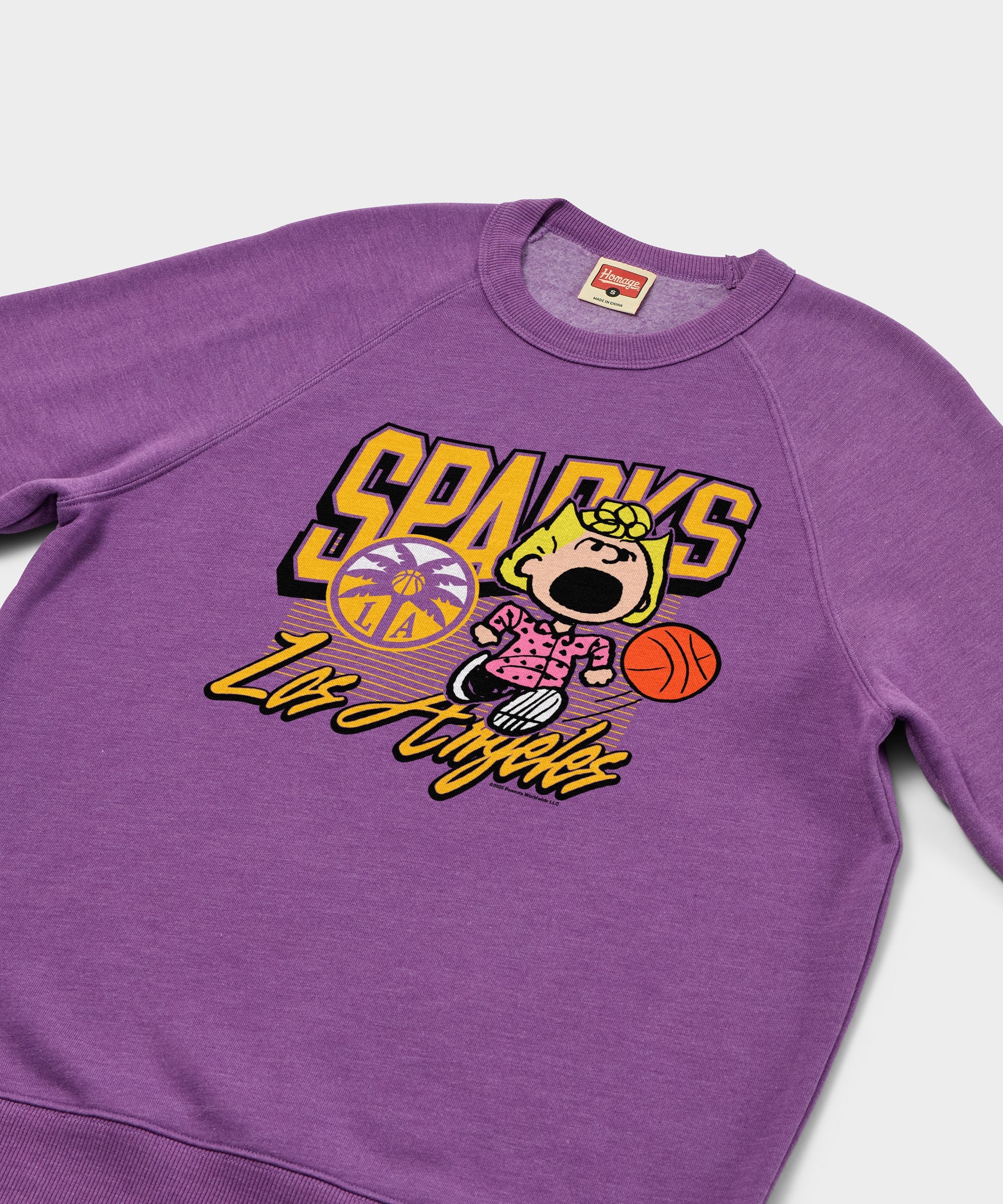 Peanuts Sally x Los Angeles Sparks Crewneck - Image 2