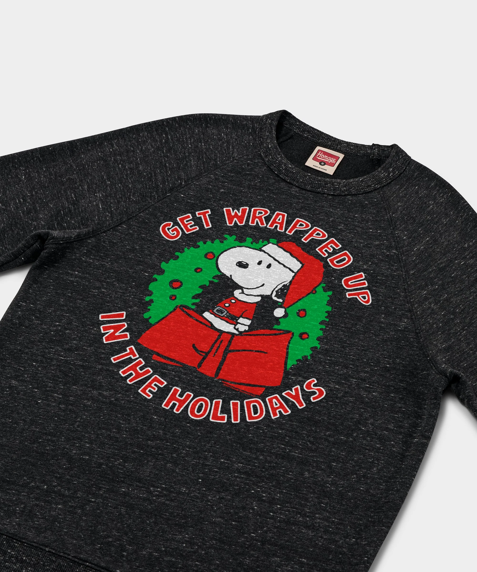 Peanuts Snoopy Get Wrapped Up In The Holidays Crewneck - Image 2