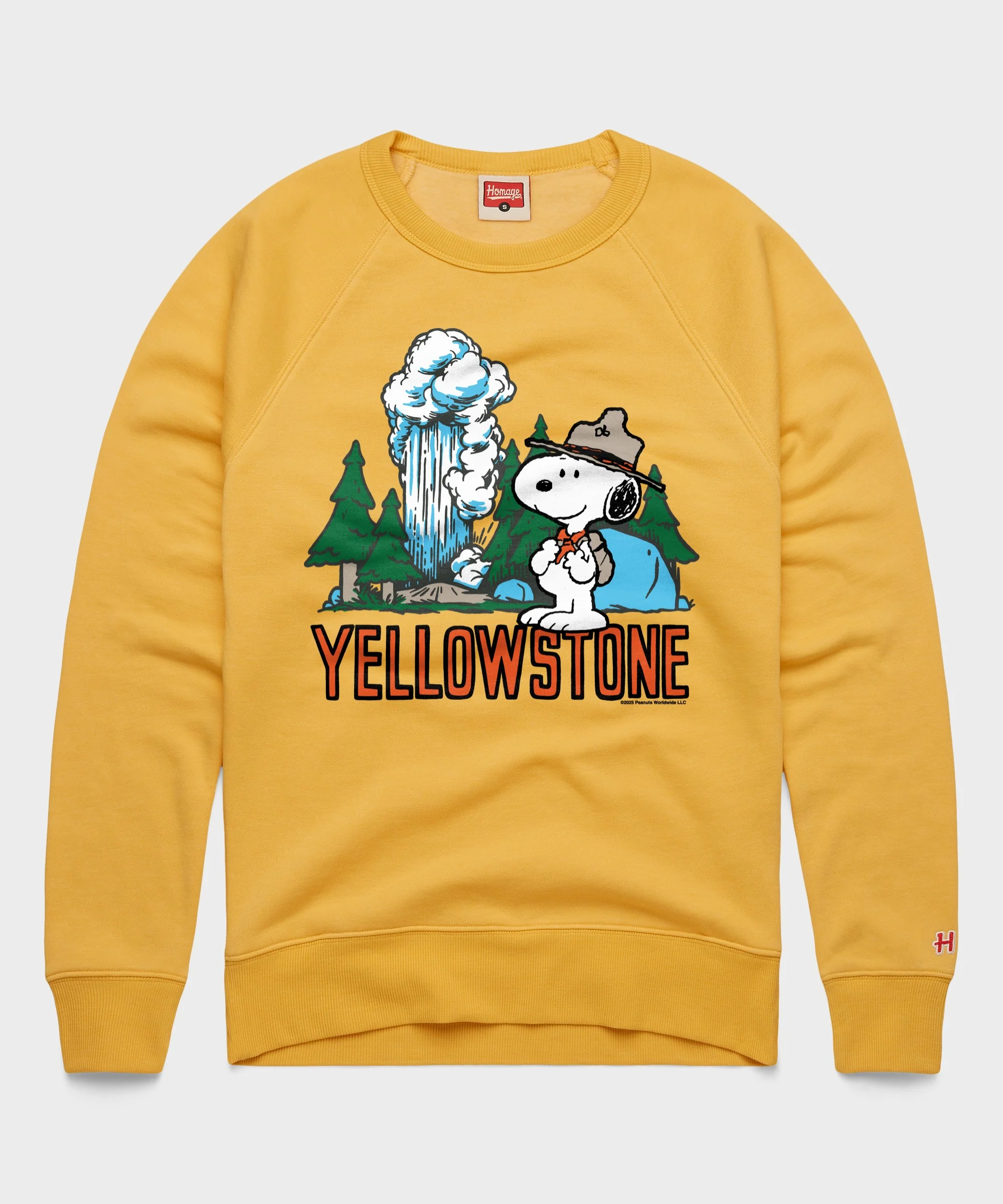 Peanuts Snoopy x Yellowstone National Park Crewneck