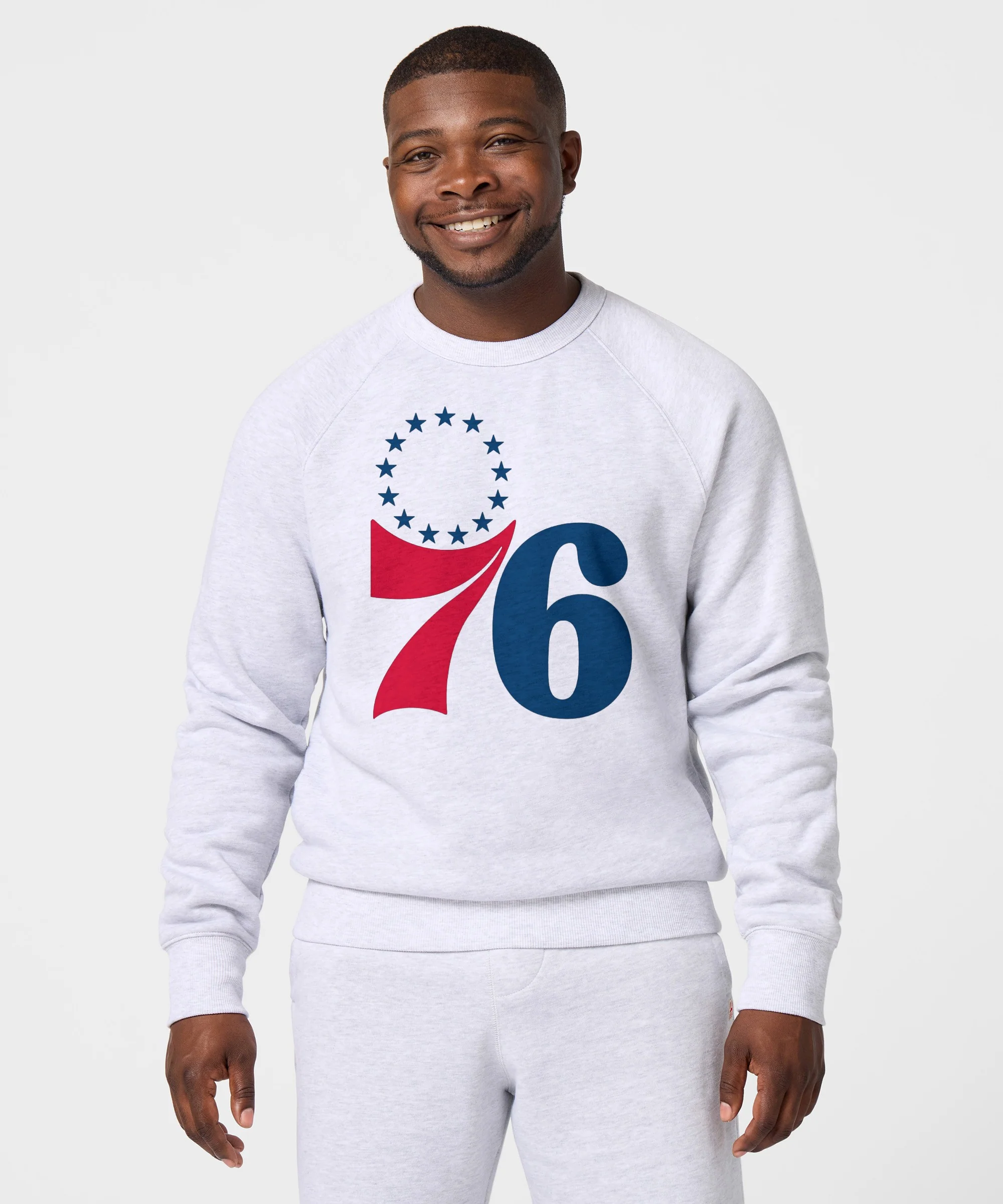 Philadelphia 76ers Logo Crewneck - Image 3