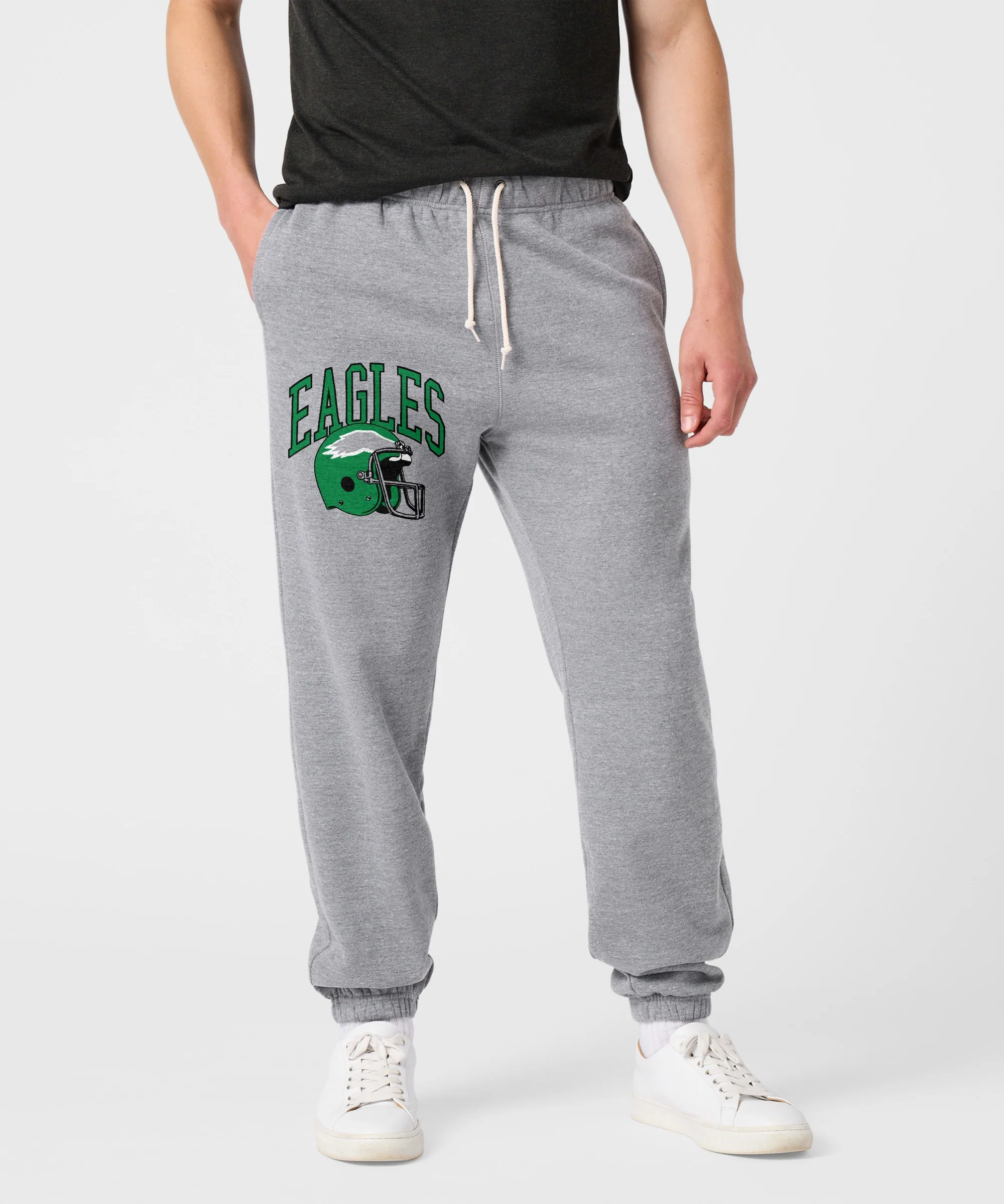 Philadelphia Eagles Helmet Retro Sweatpants - Image 3