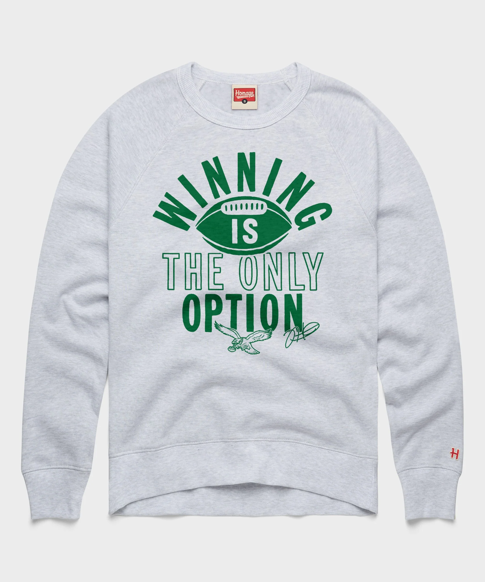 Philadelphia Eagles Jalen Hurts Winning Is The Only Option Crewneck