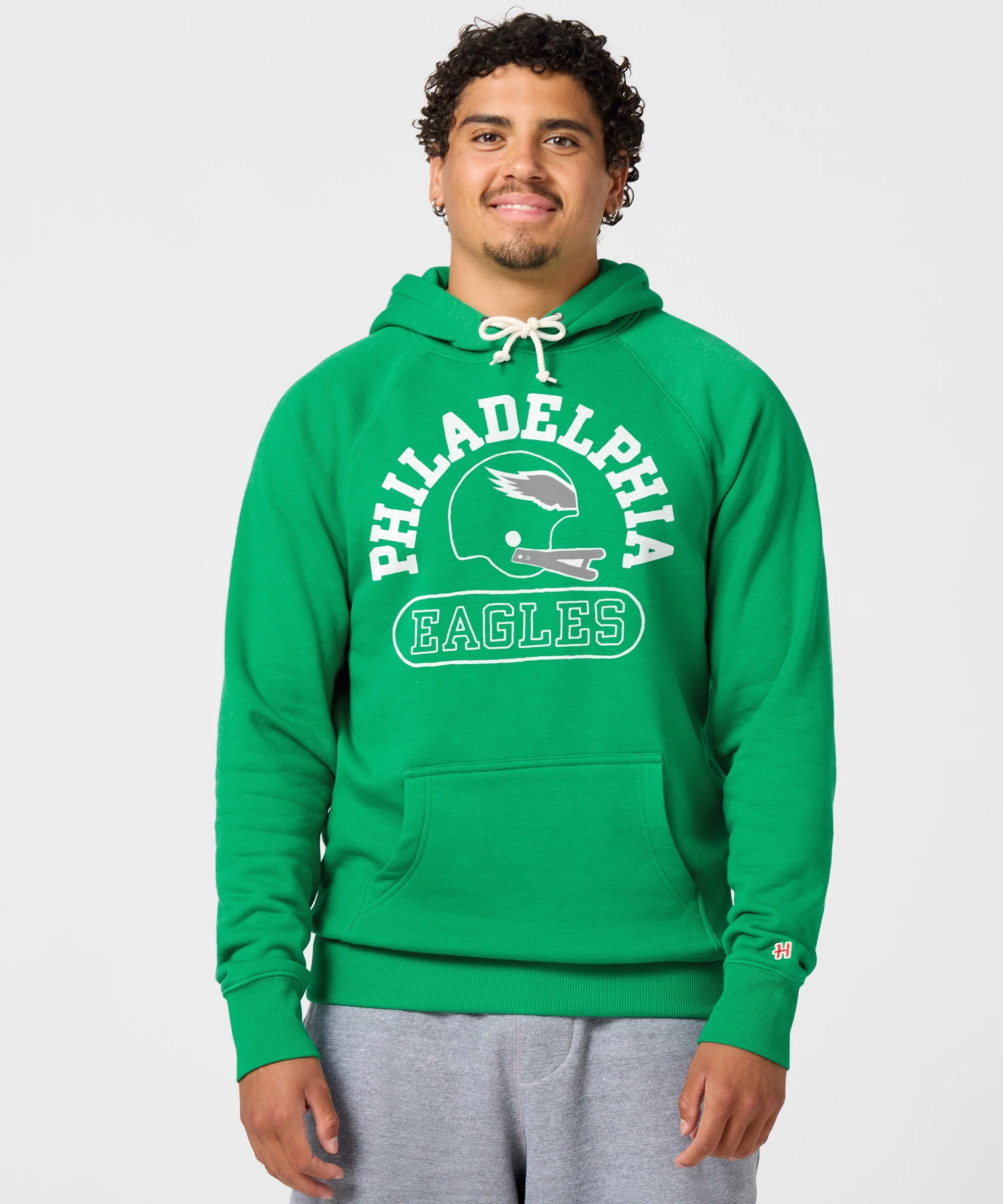 Philadelphia Eagles Throwback Helmet Hoodie - Image 3