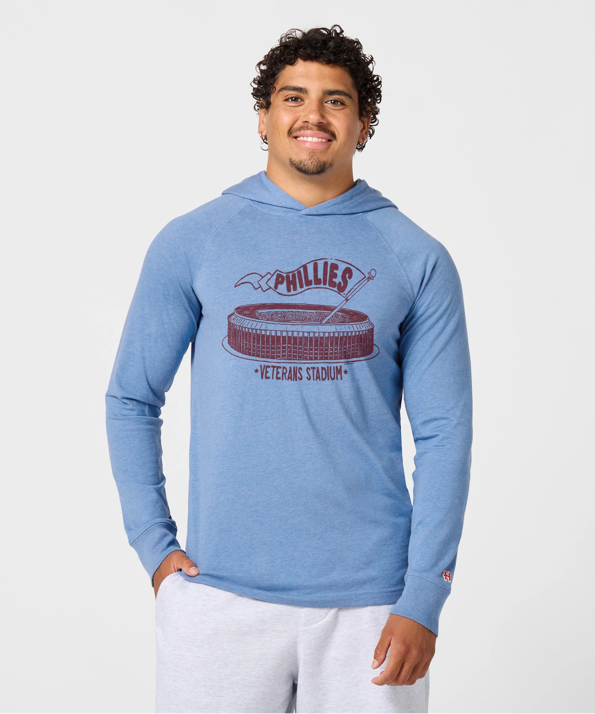 Phillies Veterans Stadium Lightweight Hoodie - Image 3