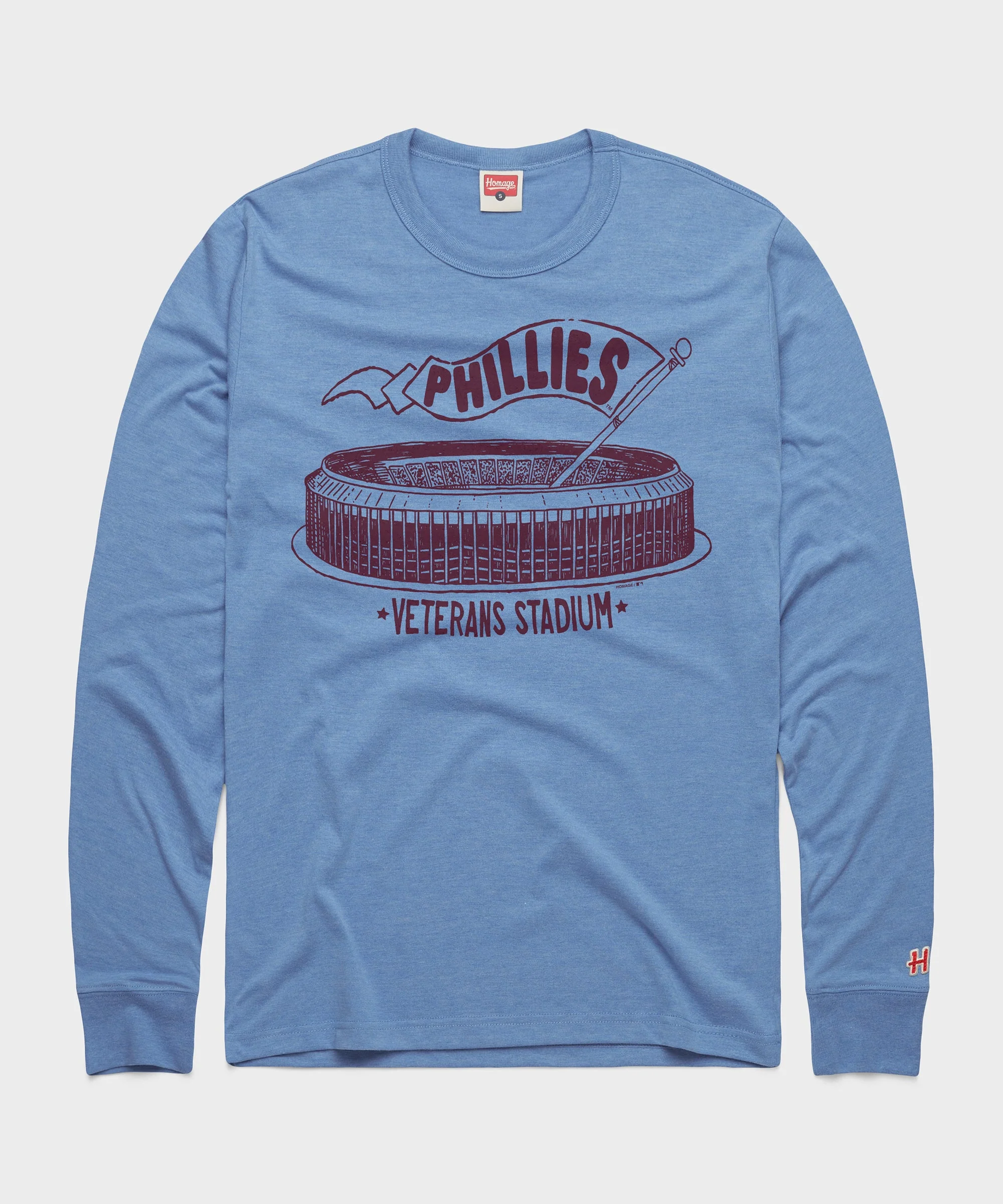 Phillies Veterans Stadium Long Sleeve Tee