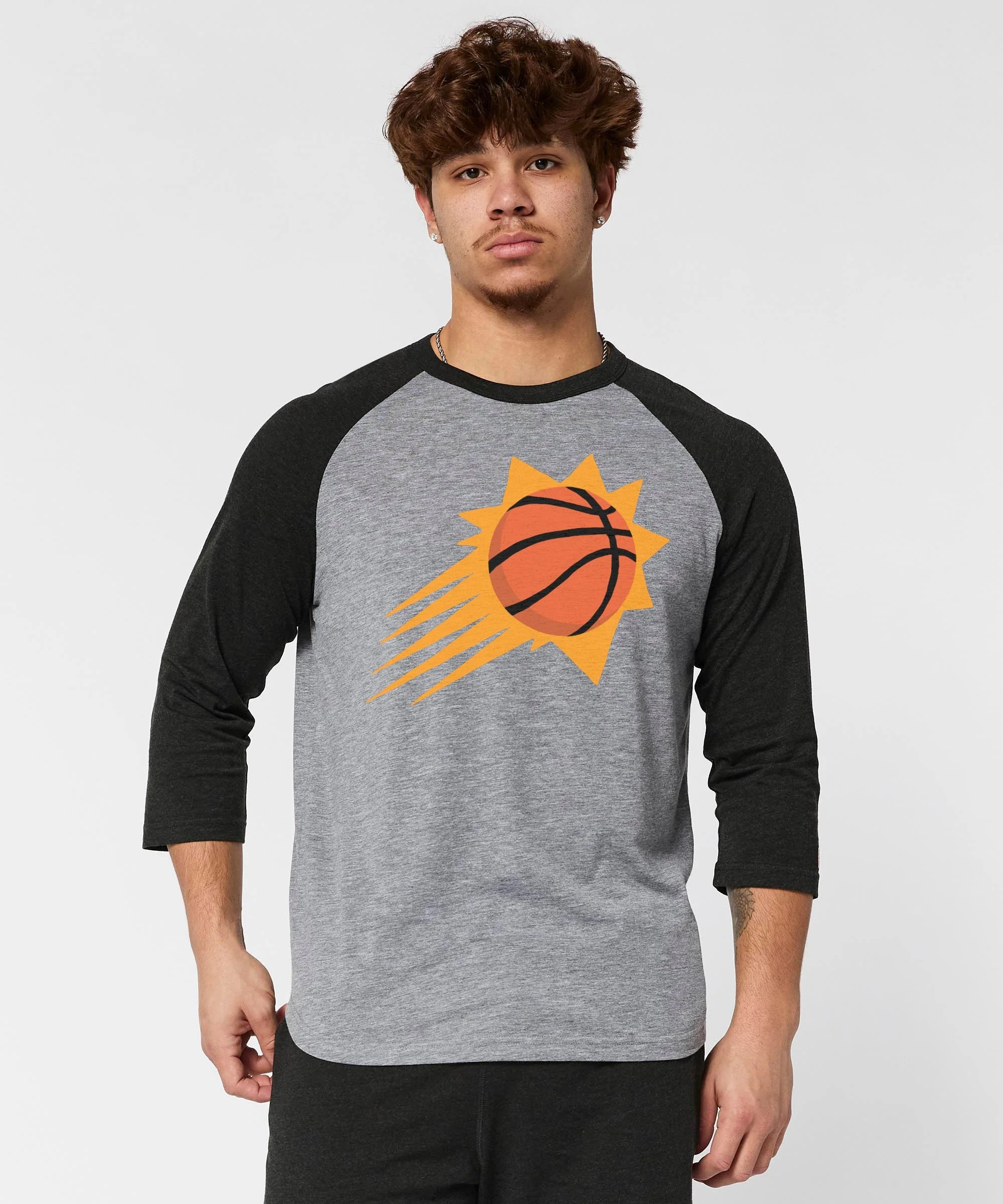 Phoenix Suns Logo Raglan - Image 3