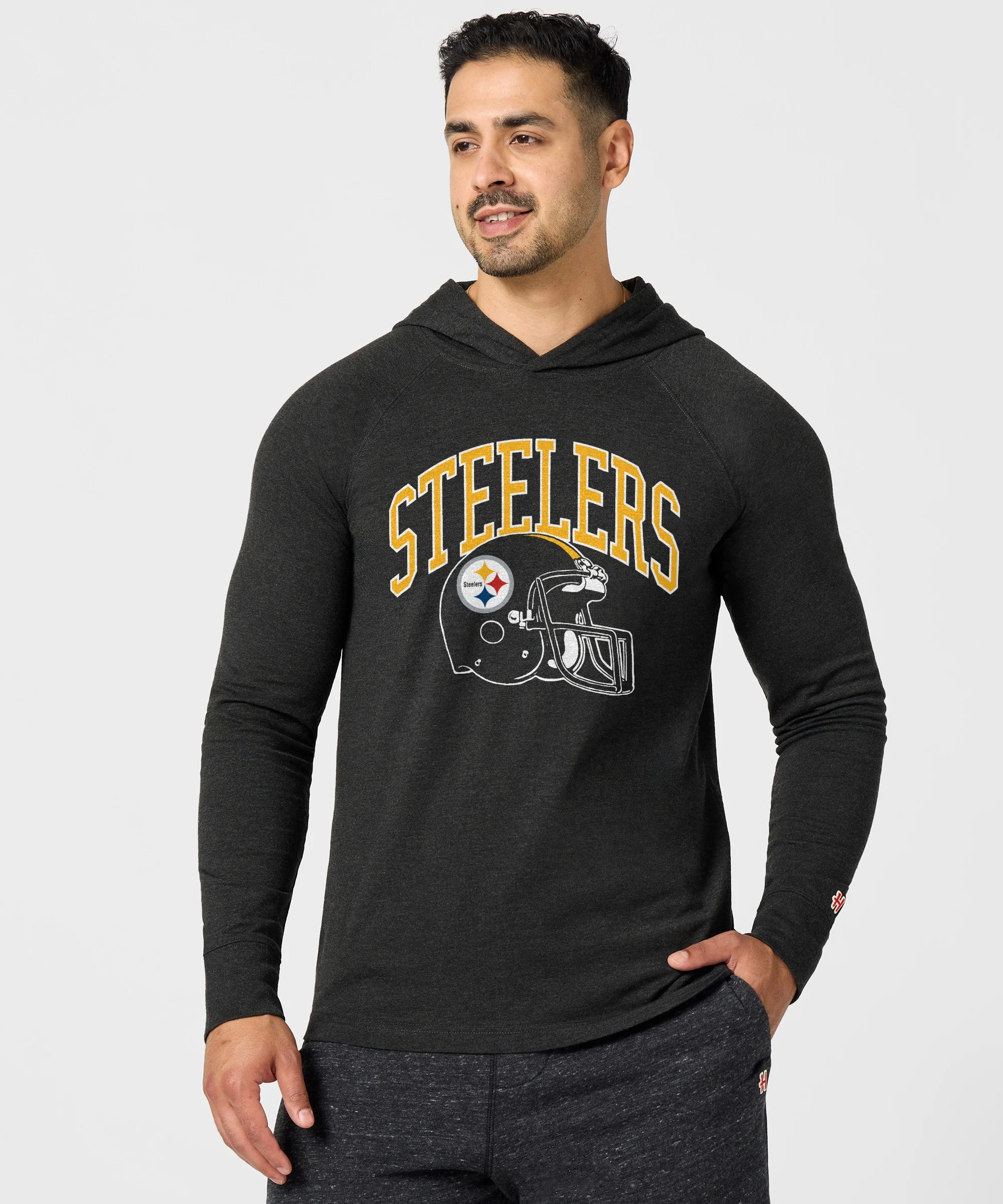 Pittsburgh Steelers Helmet Lightweight Hoodie - Image 3