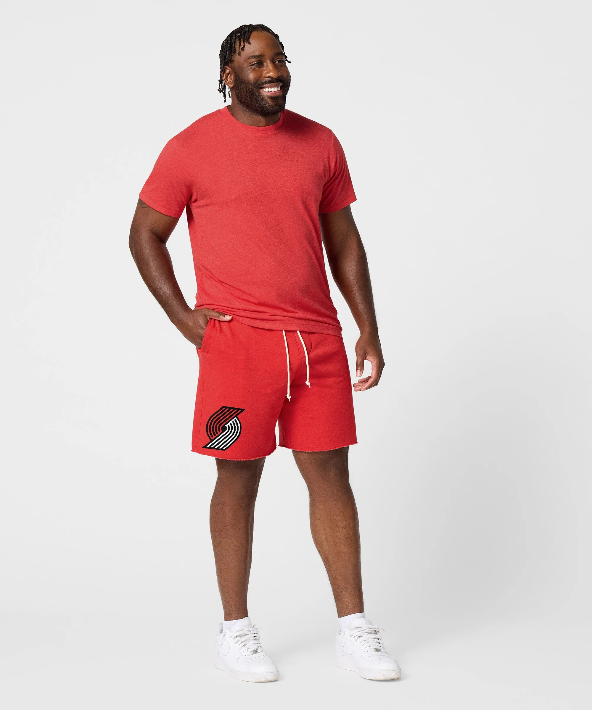 Portland Trail Blazers Logo Sweat Shorts - Image 5