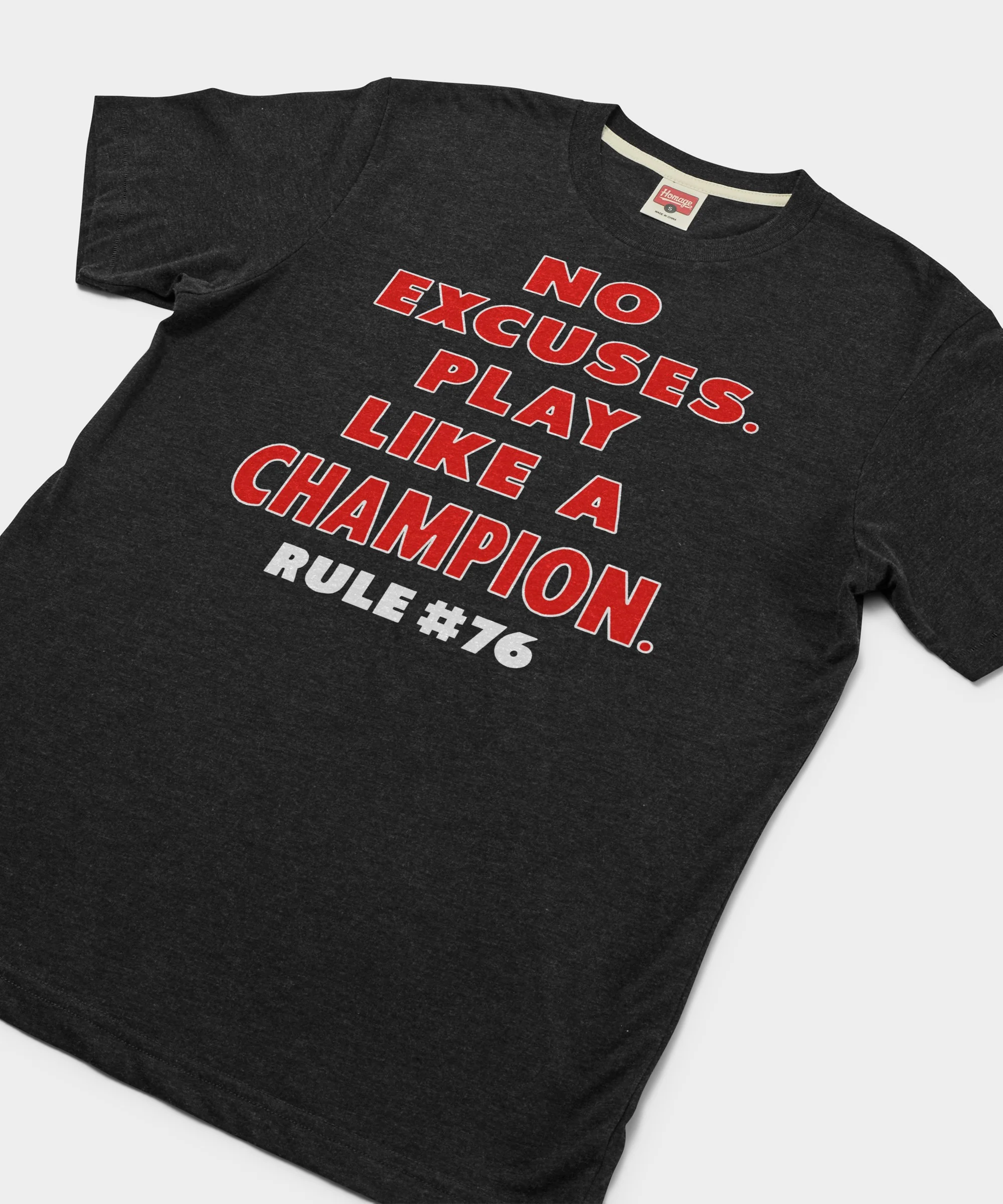 Rule 76 No Excuses Play Like A Champion - Image 2