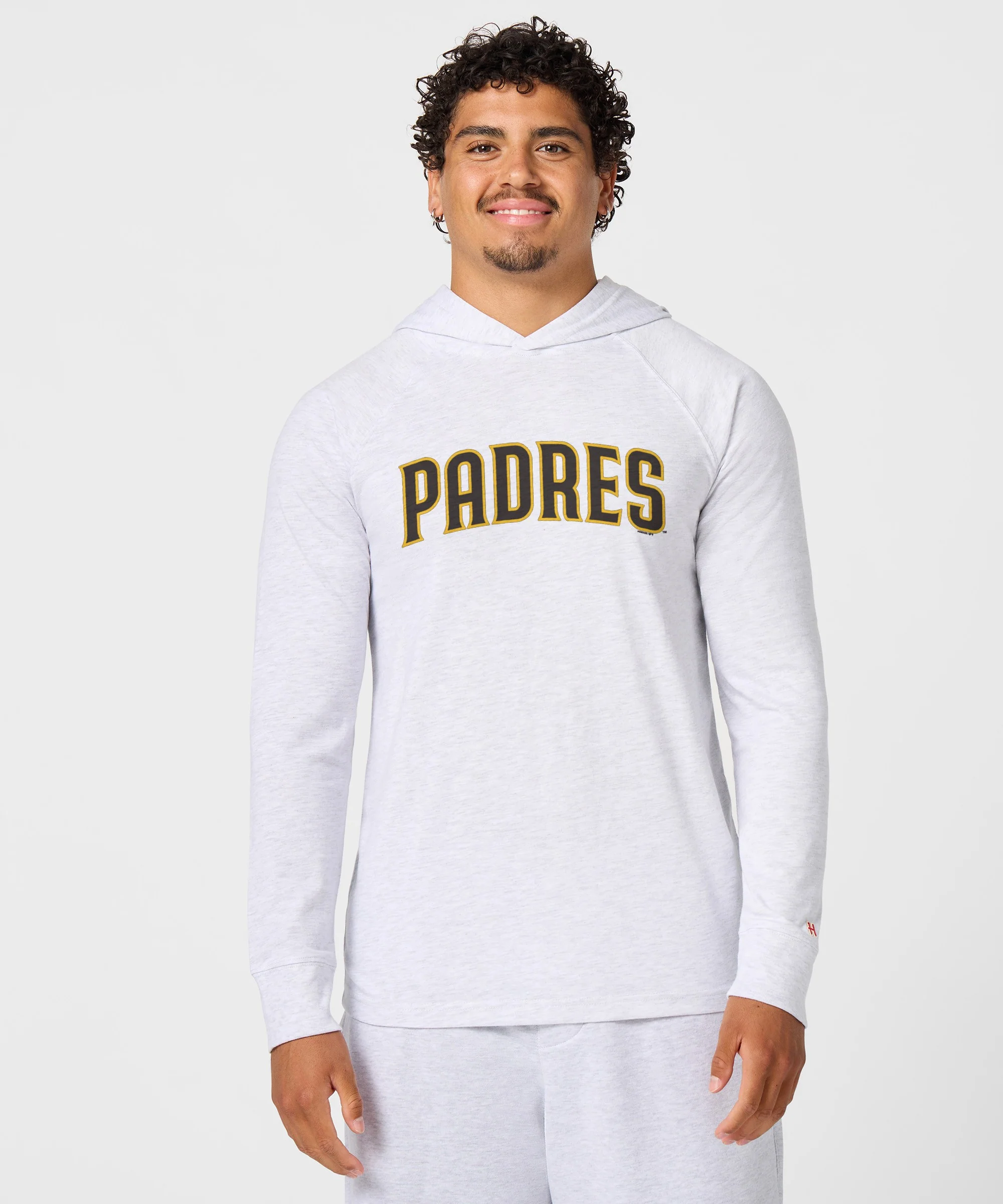 San Diego Padres Jersey Logo '20 Lightweight Hoodie - Image 3