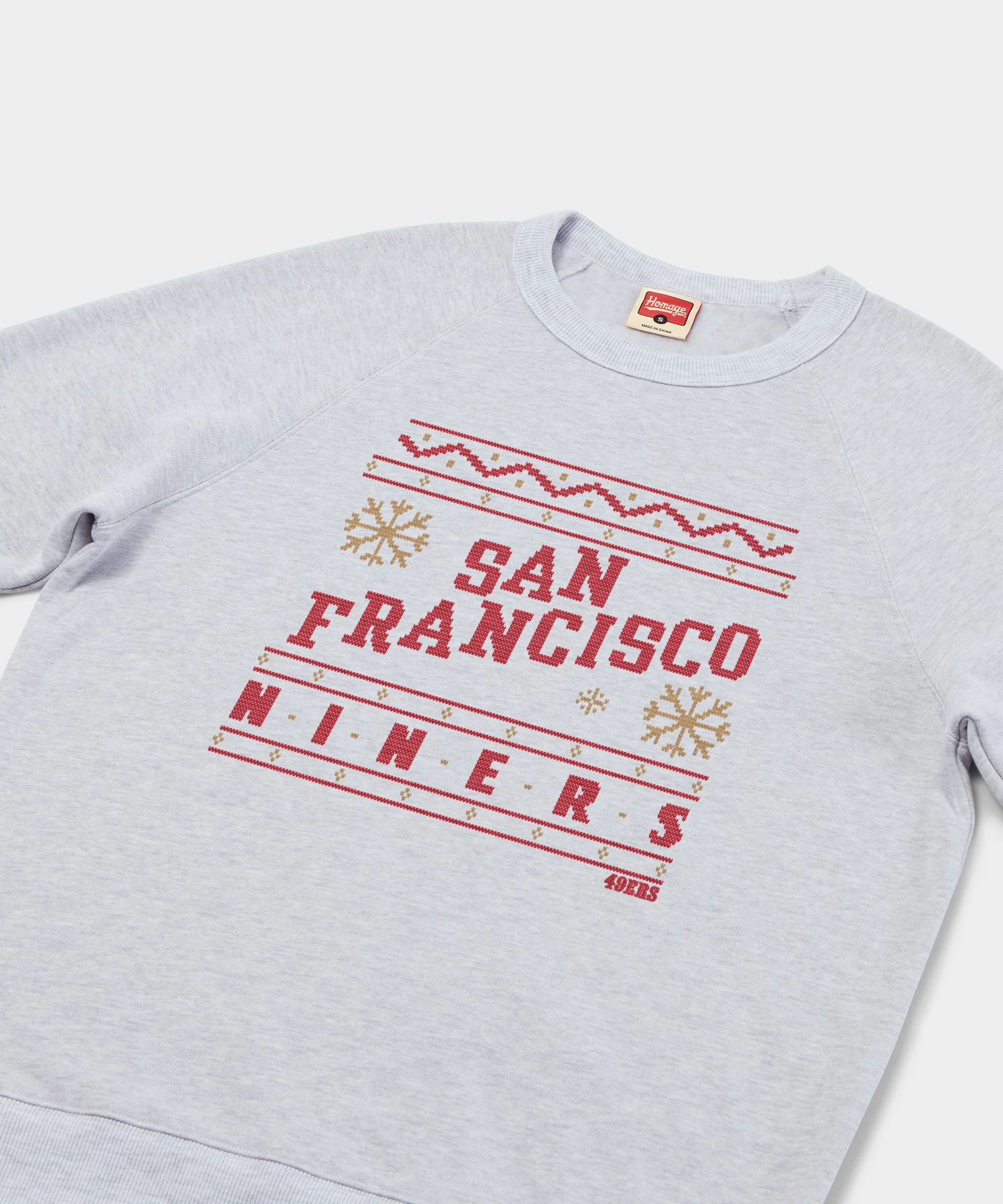 San Francisco 49ers Holiday Crewneck - Image 2