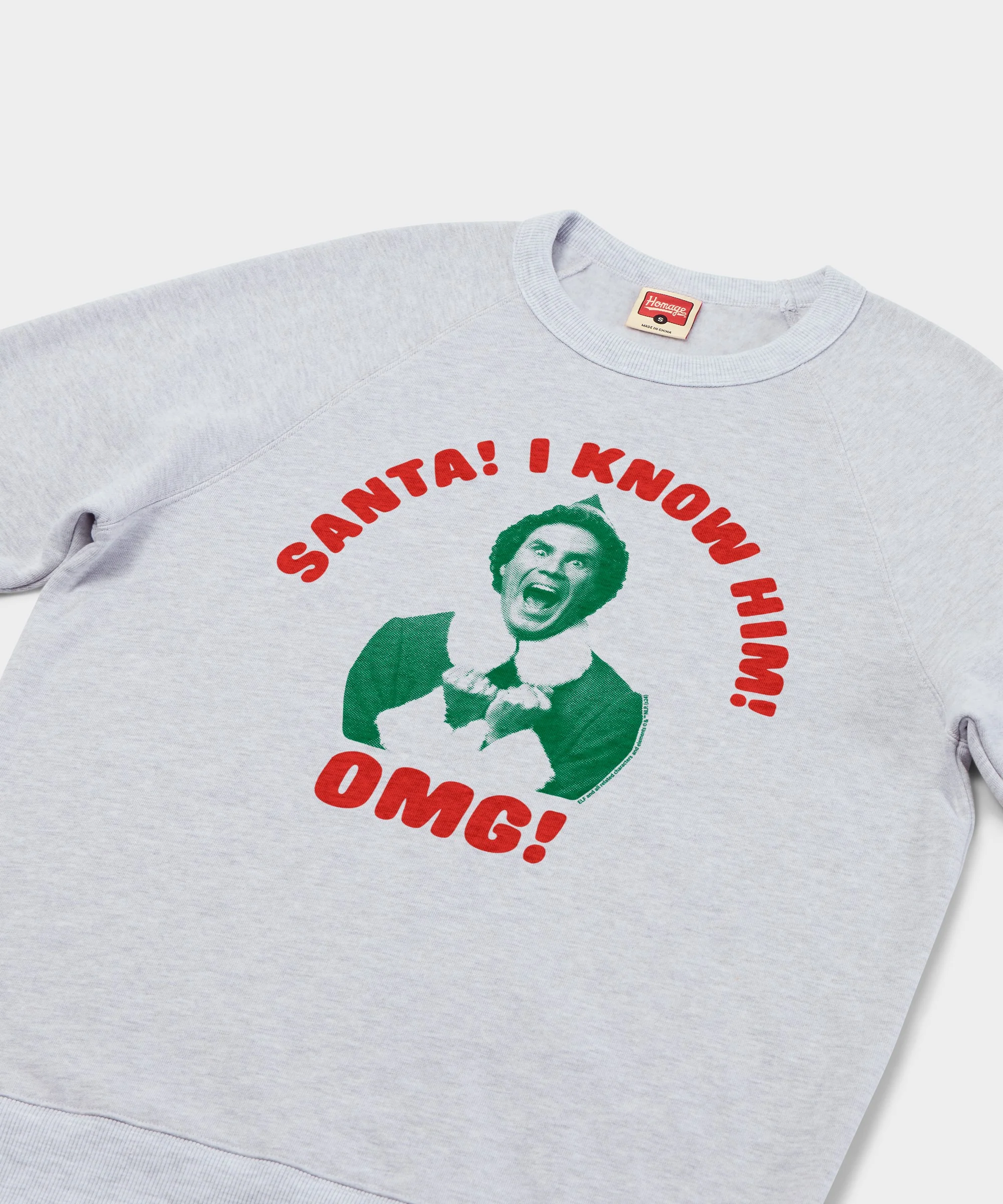 Santa! I Know Him! OMG! Crewneck - Image 2