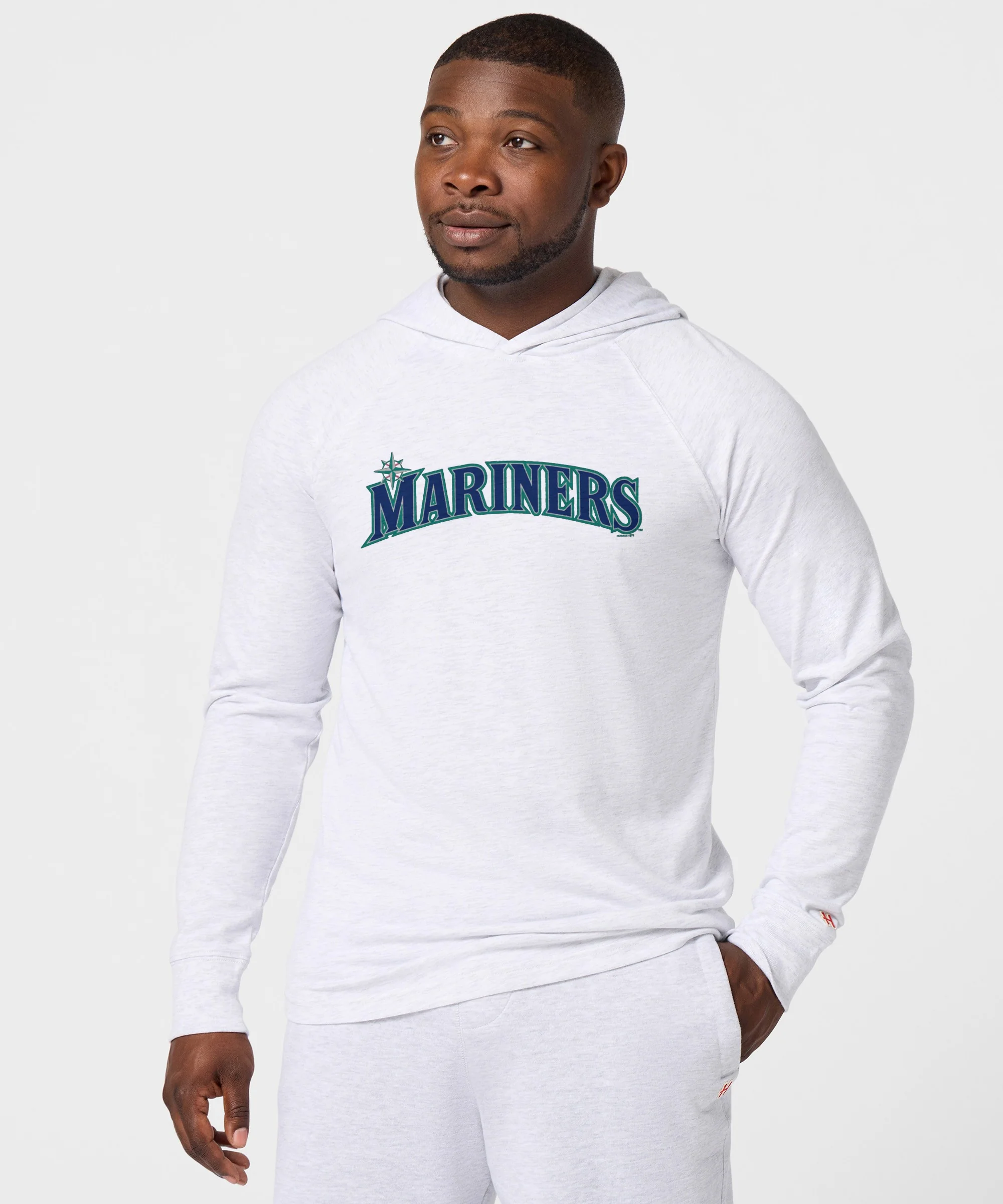 Seattle Mariners Jersey Logo '15 Lightweight Hoodie - Image 3