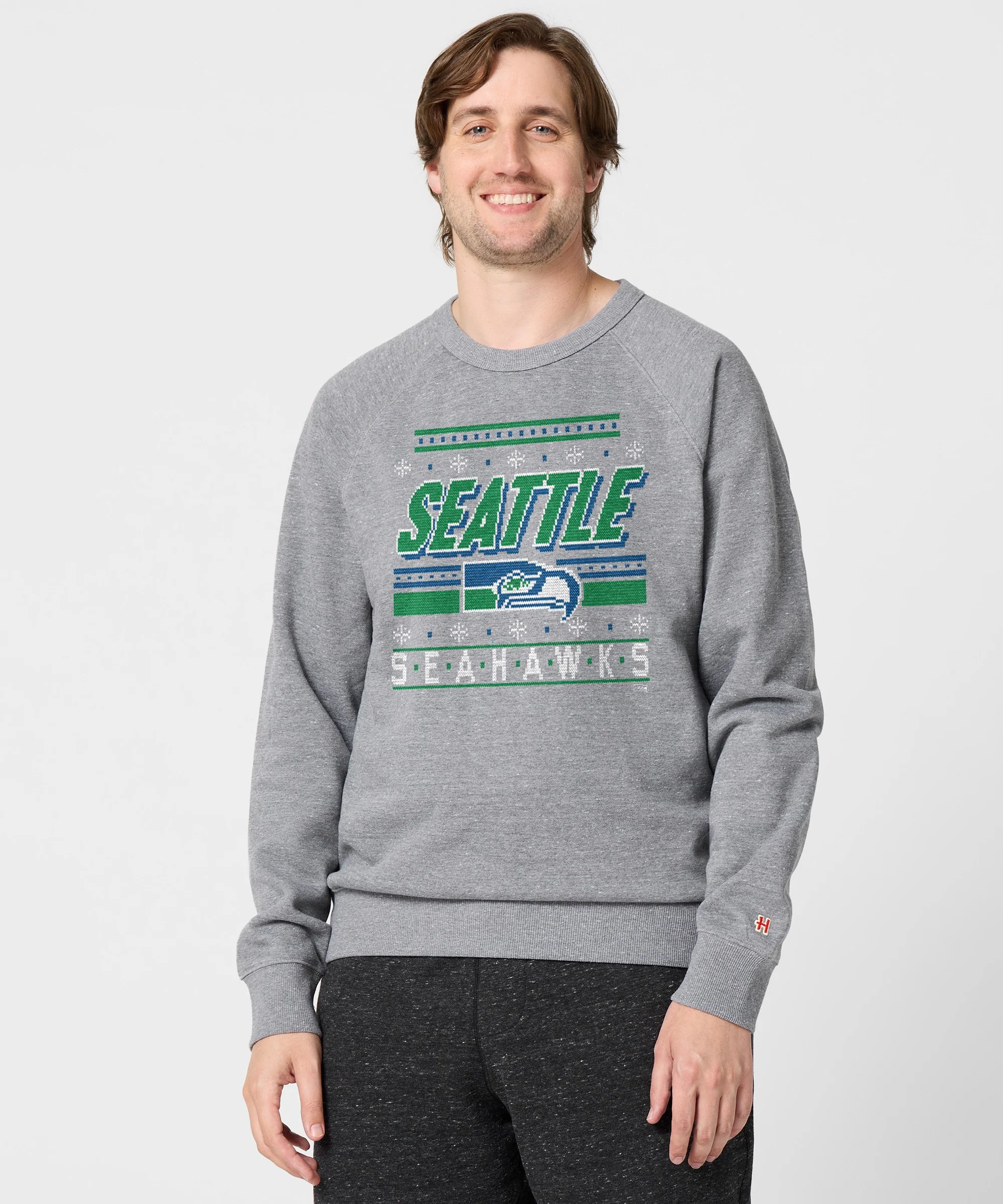 Seattle Seahawks Holiday Crewneck - Image 3