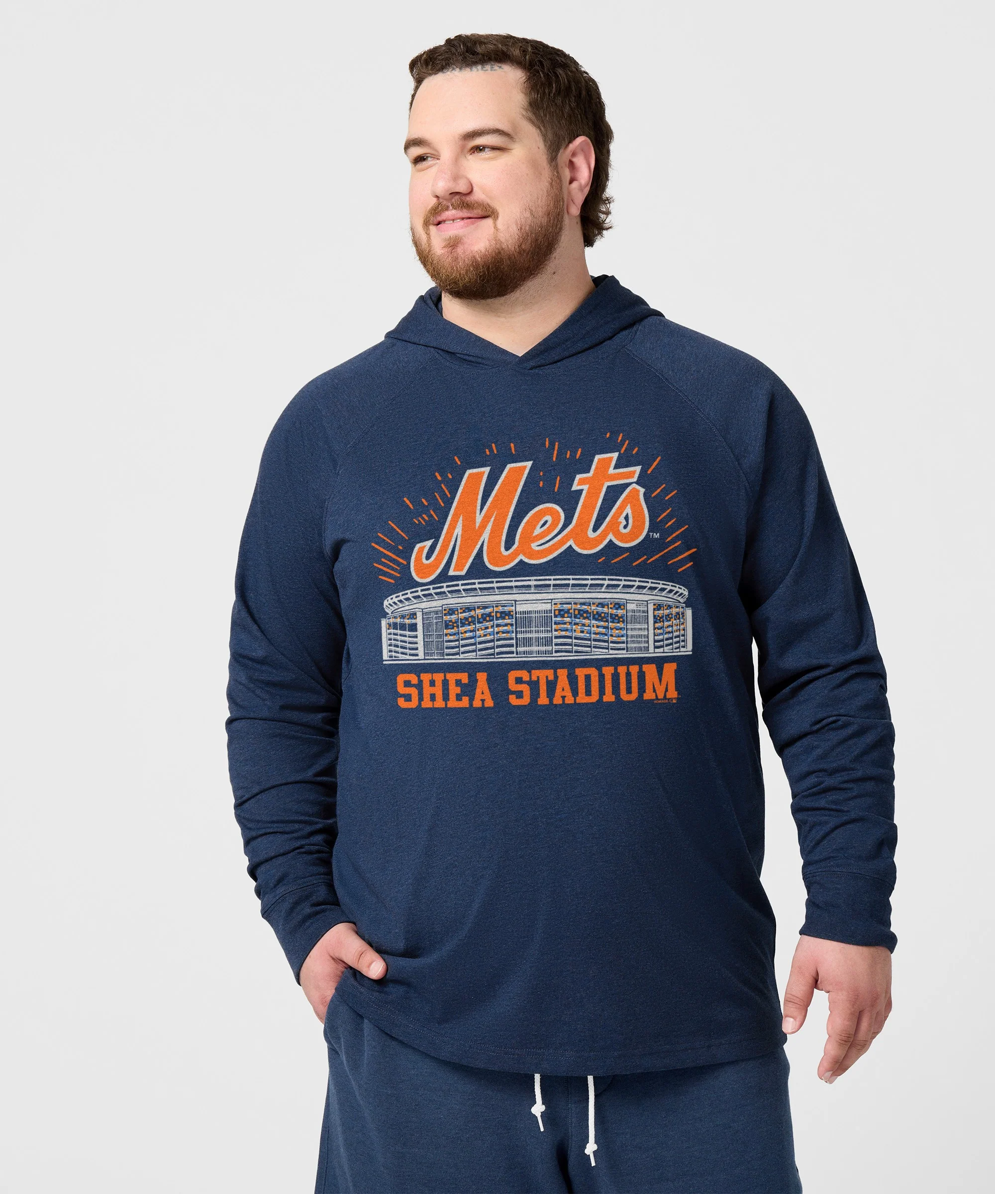 Shea Stadium Mets Lightweight Hoodie - Image 3