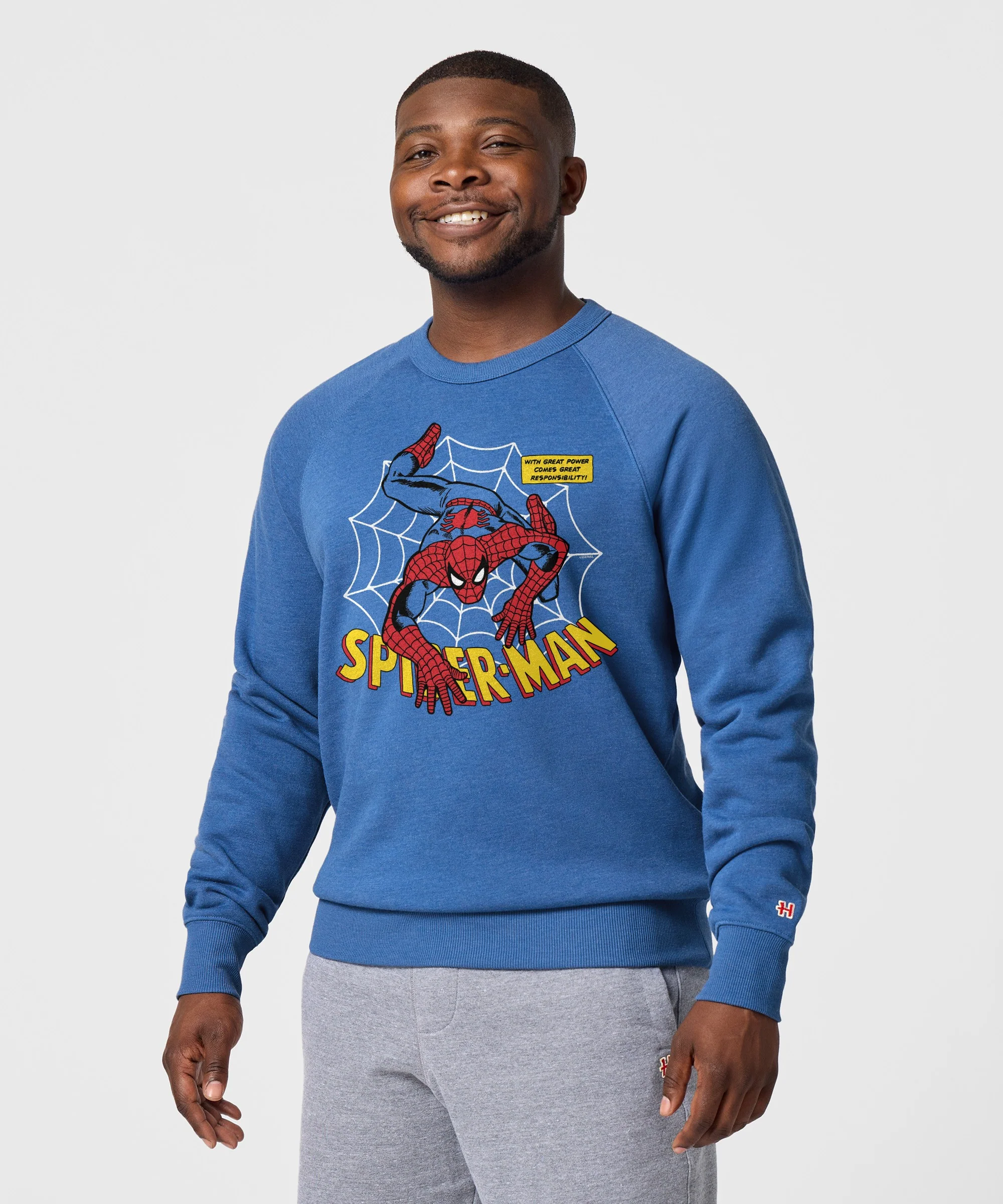 Spider-Man With Great Power Crewneck - Image 3