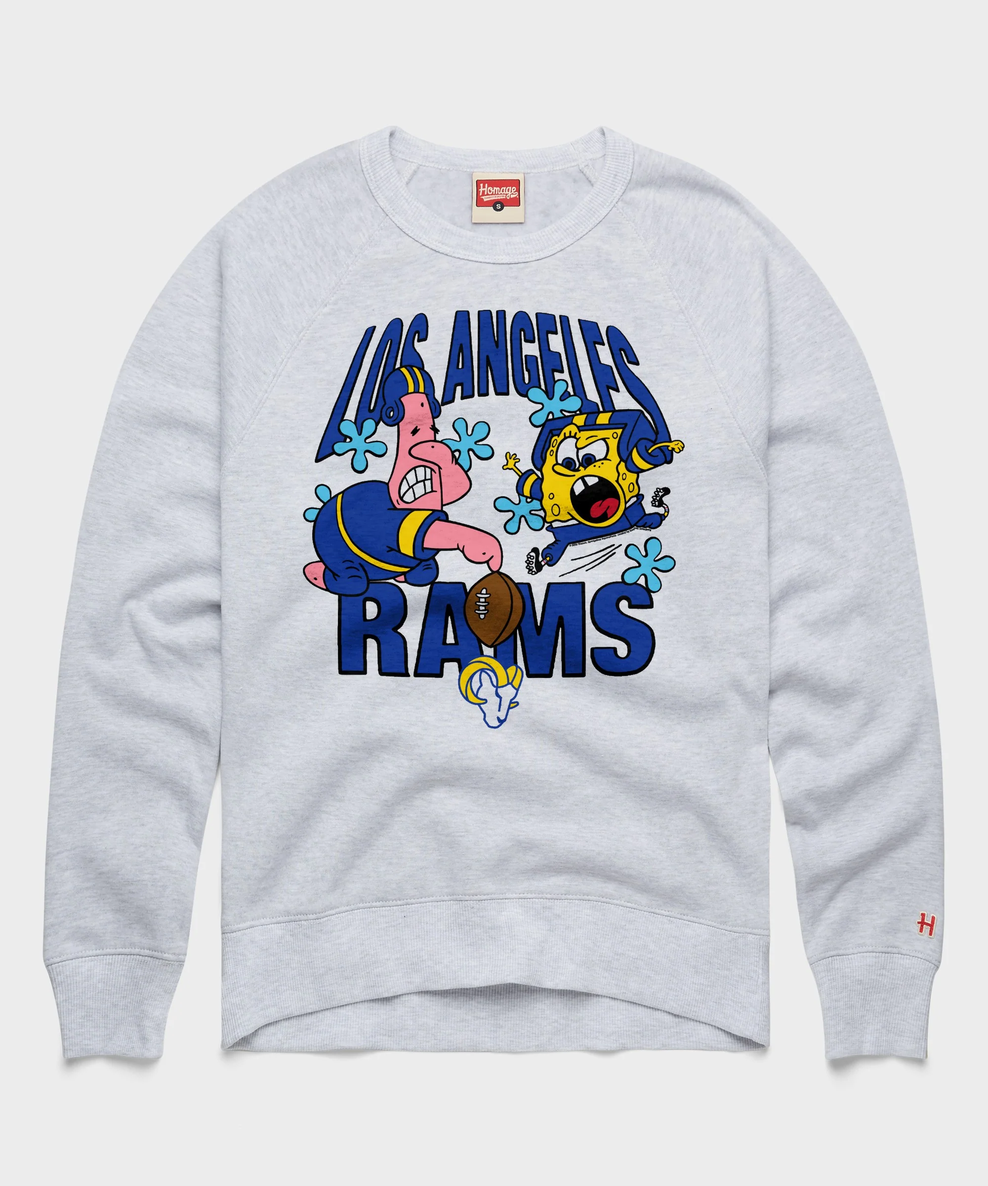 SpongeBob And Patrick X LA Rams Crewneck