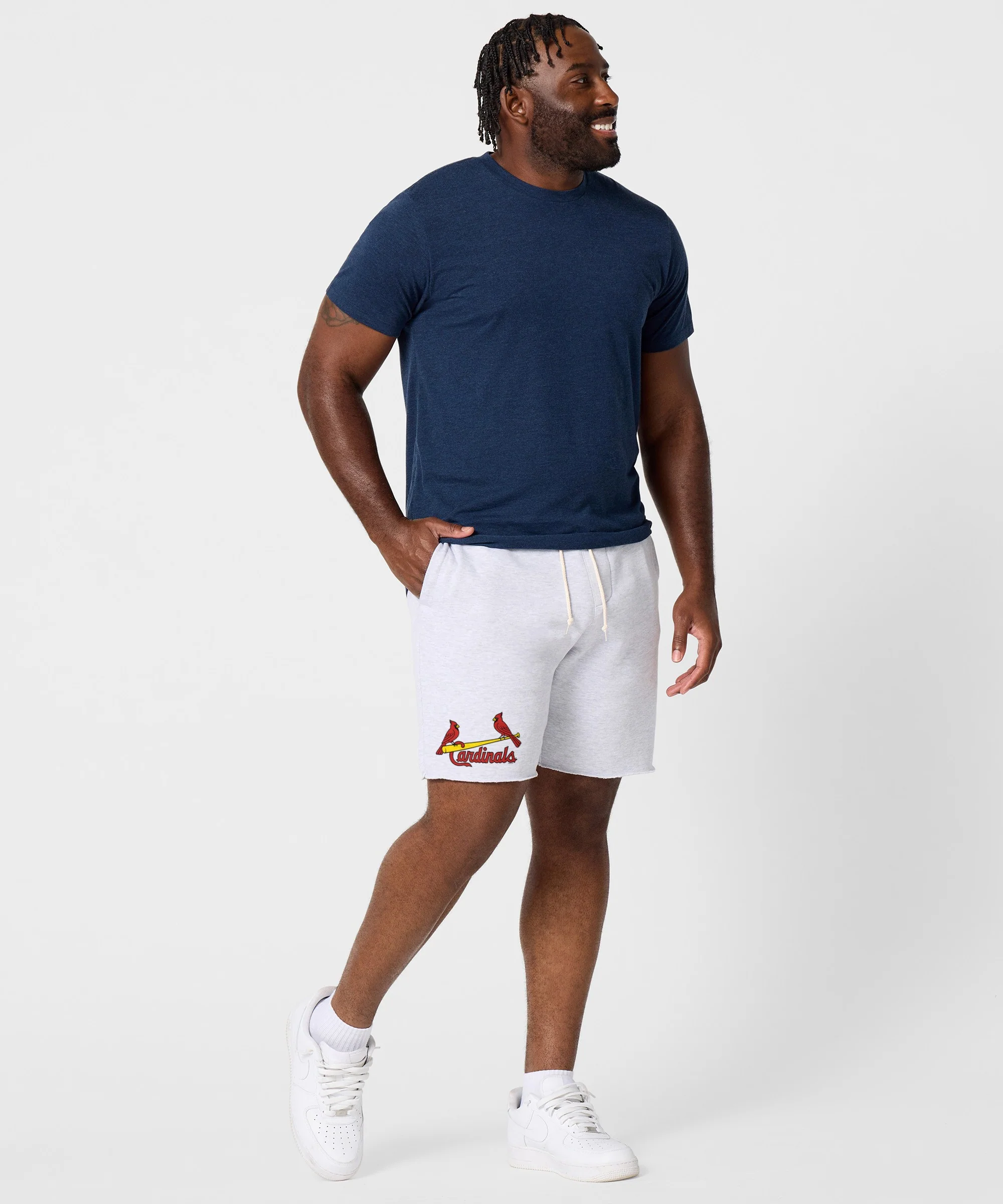 St. Louis Cardinals Jersey Logo '99 Sweat Shorts - Image 9