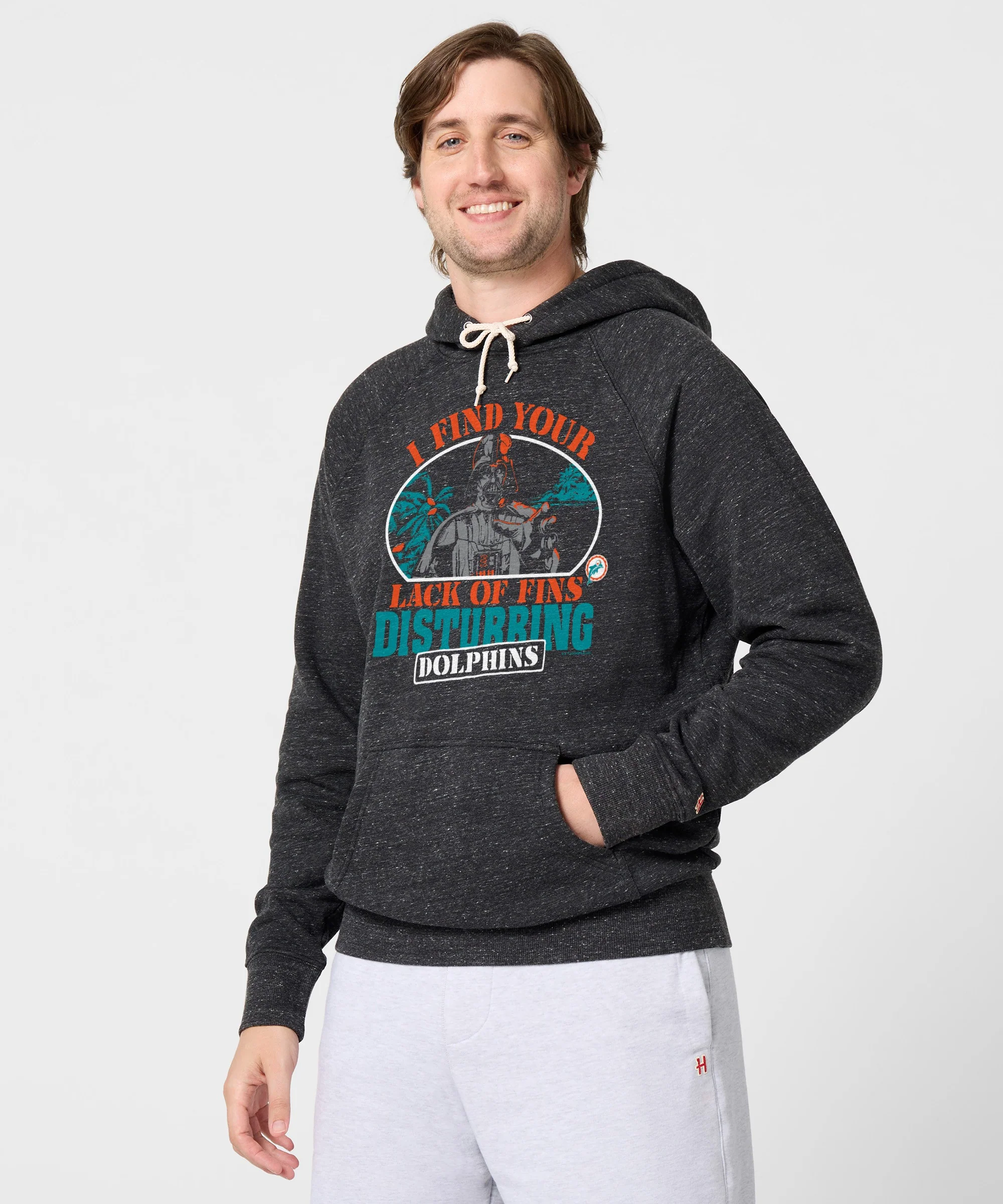 Star Wars x Miami Dolphins Dark Side Hoodie - Image 3