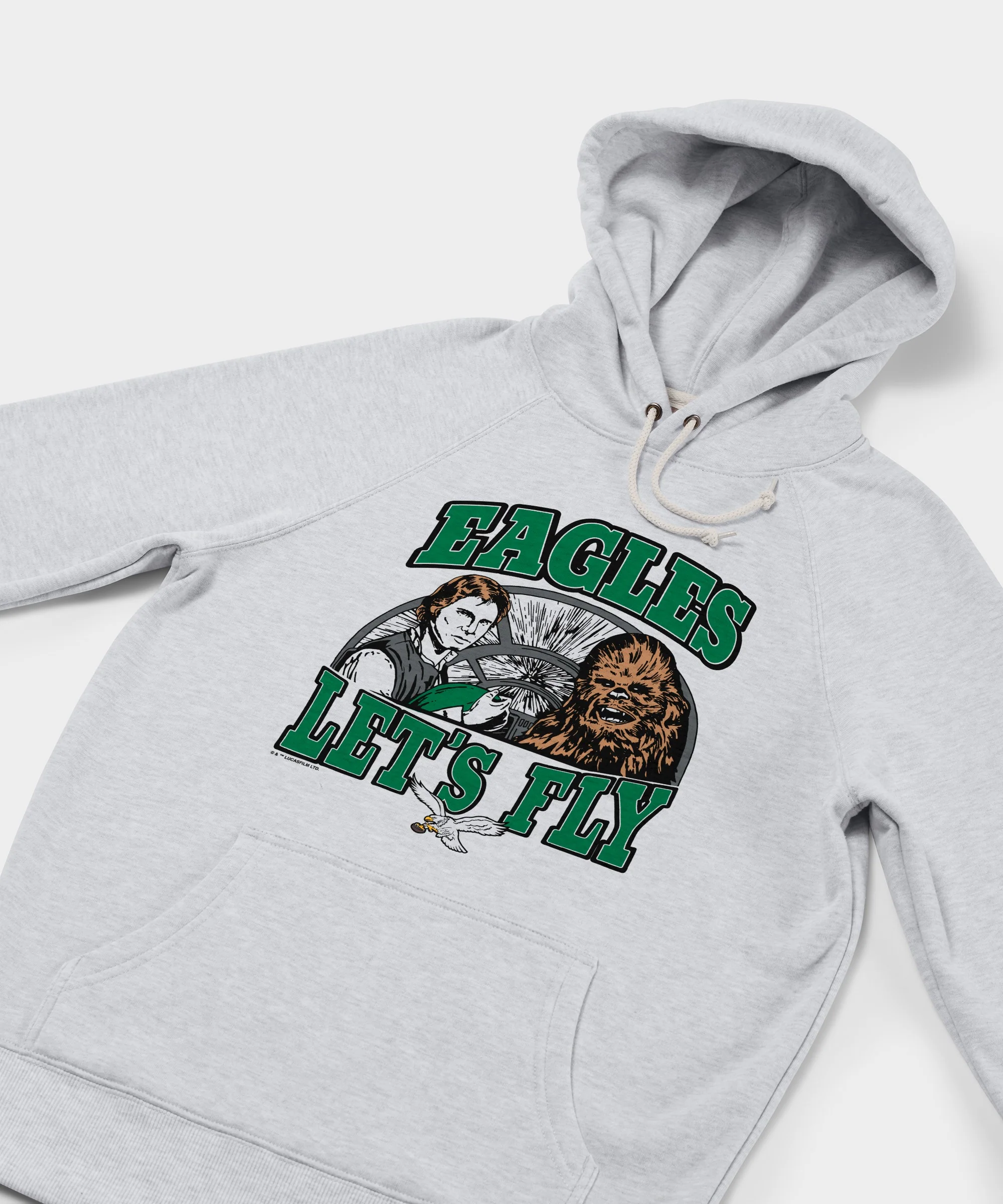 Star Wars x Philadelphia Eagles Light Side Hoodie - Image 2