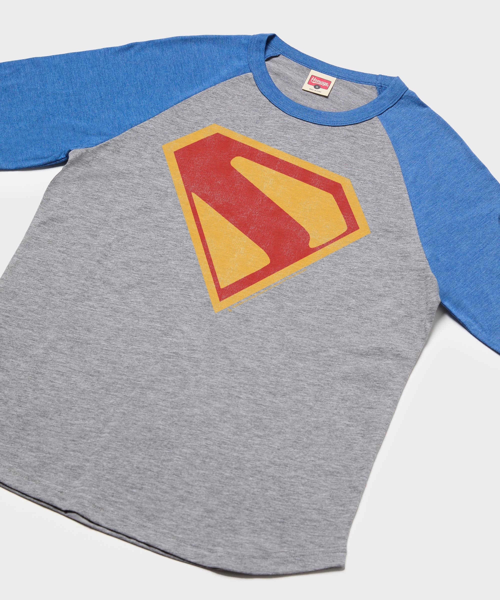 Superman 2025 Shield Raglan - Image 2