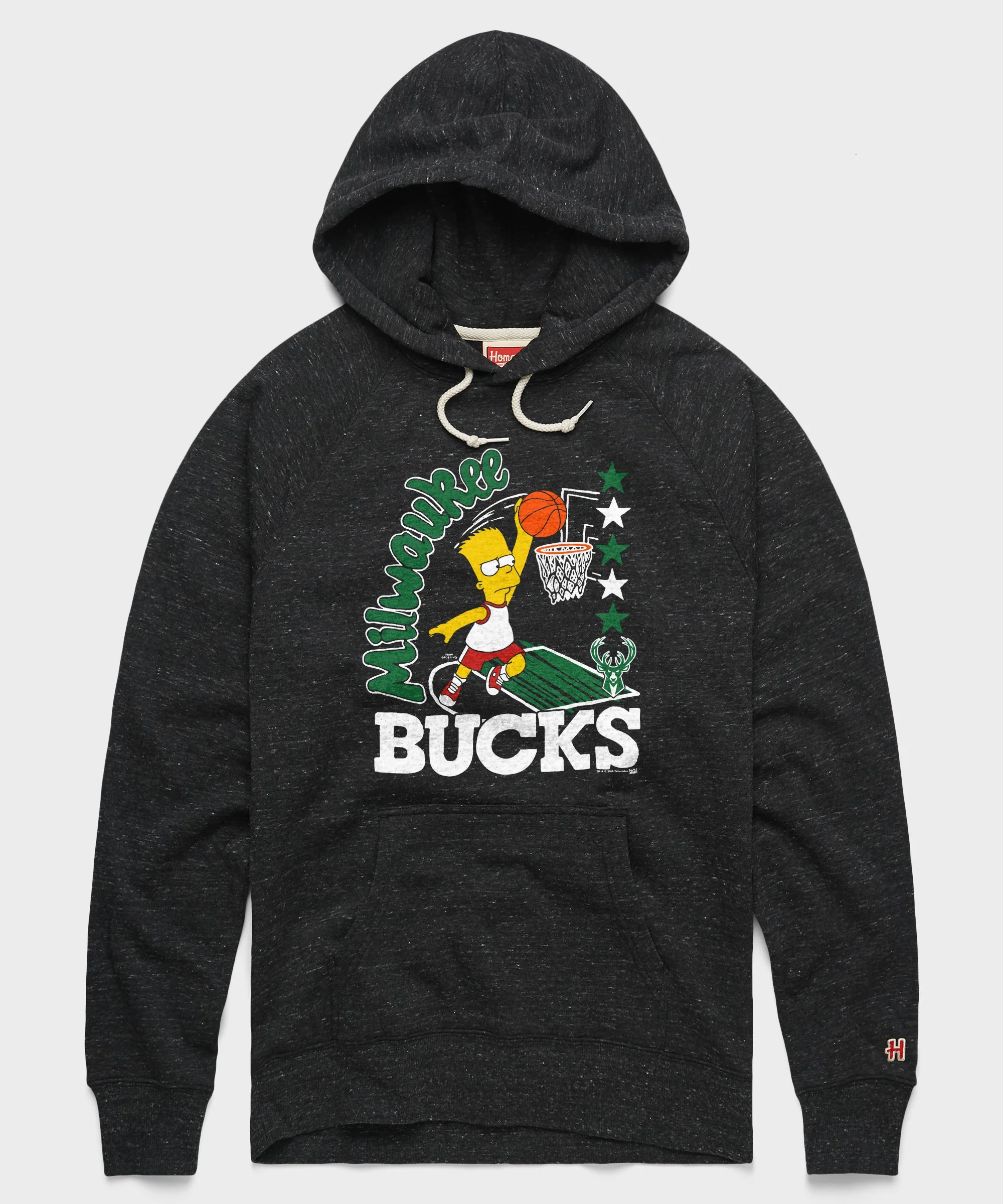 The Simpsons Bart x Milwaukee Bucks Hoodie