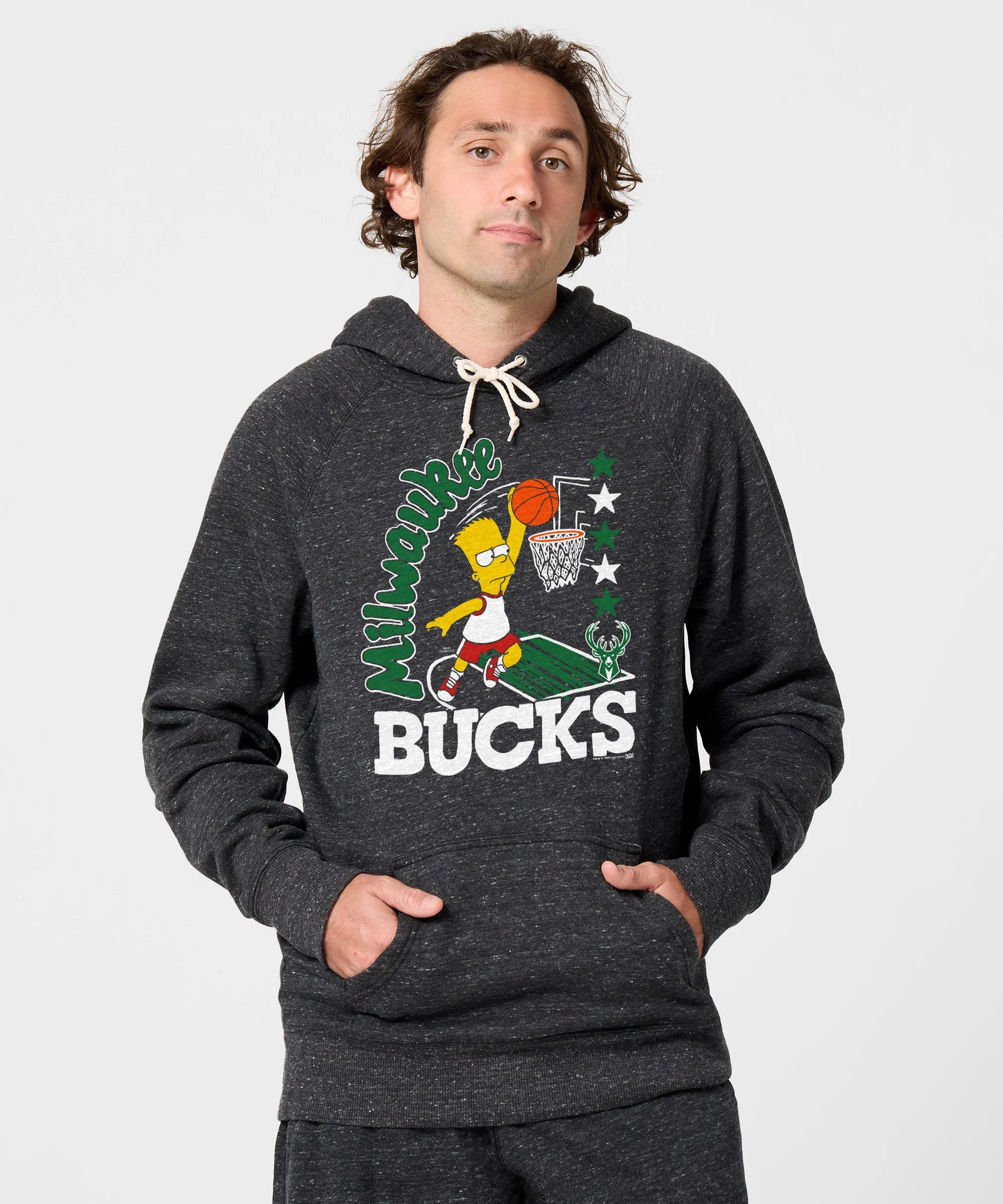 The Simpsons Bart x Milwaukee Bucks Hoodie - Image 3