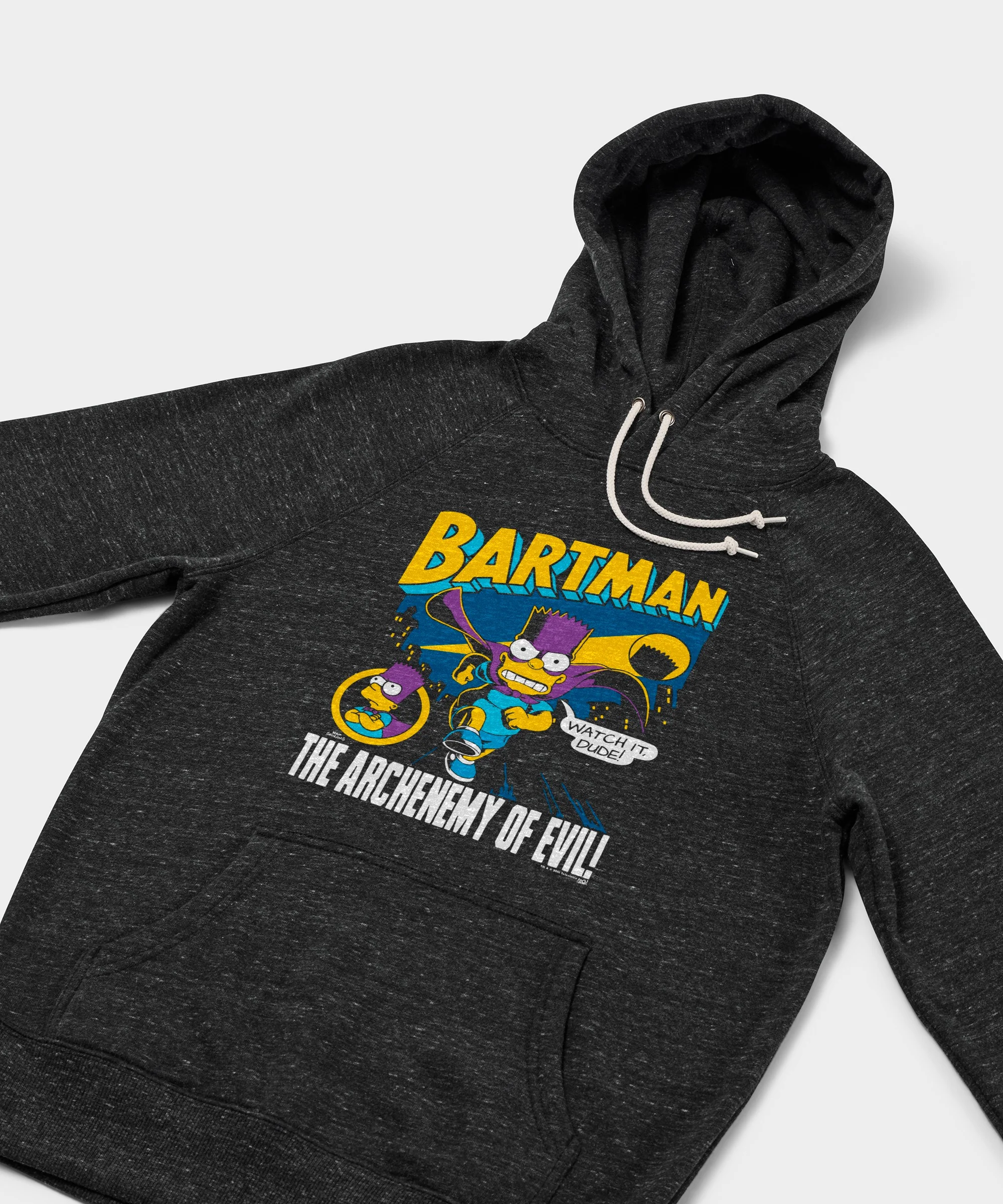 The Simpsons Bartman The Archenemy of Evil Hoodie - Image 2