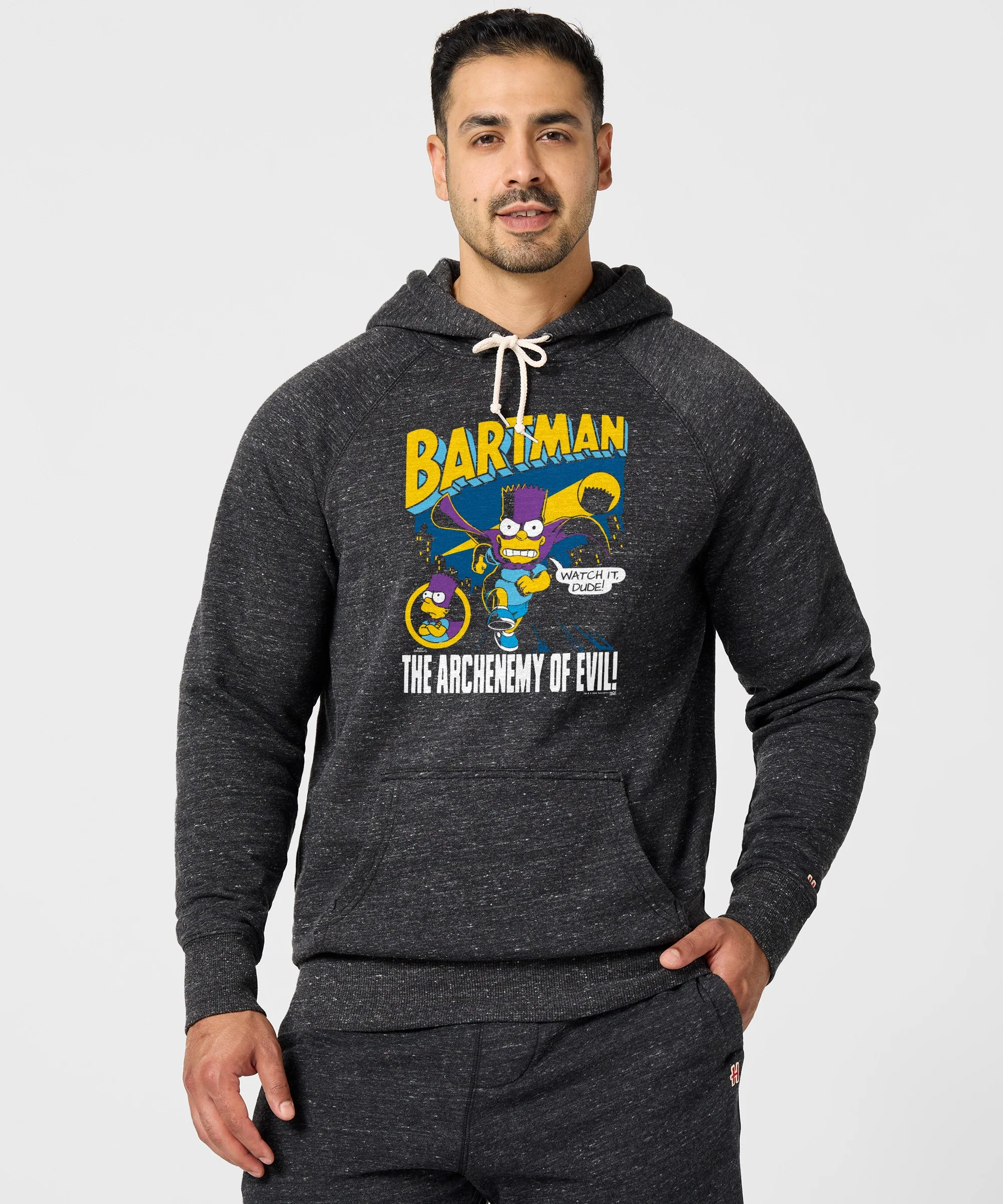 The Simpsons Bartman The Archenemy of Evil Hoodie - Image 3