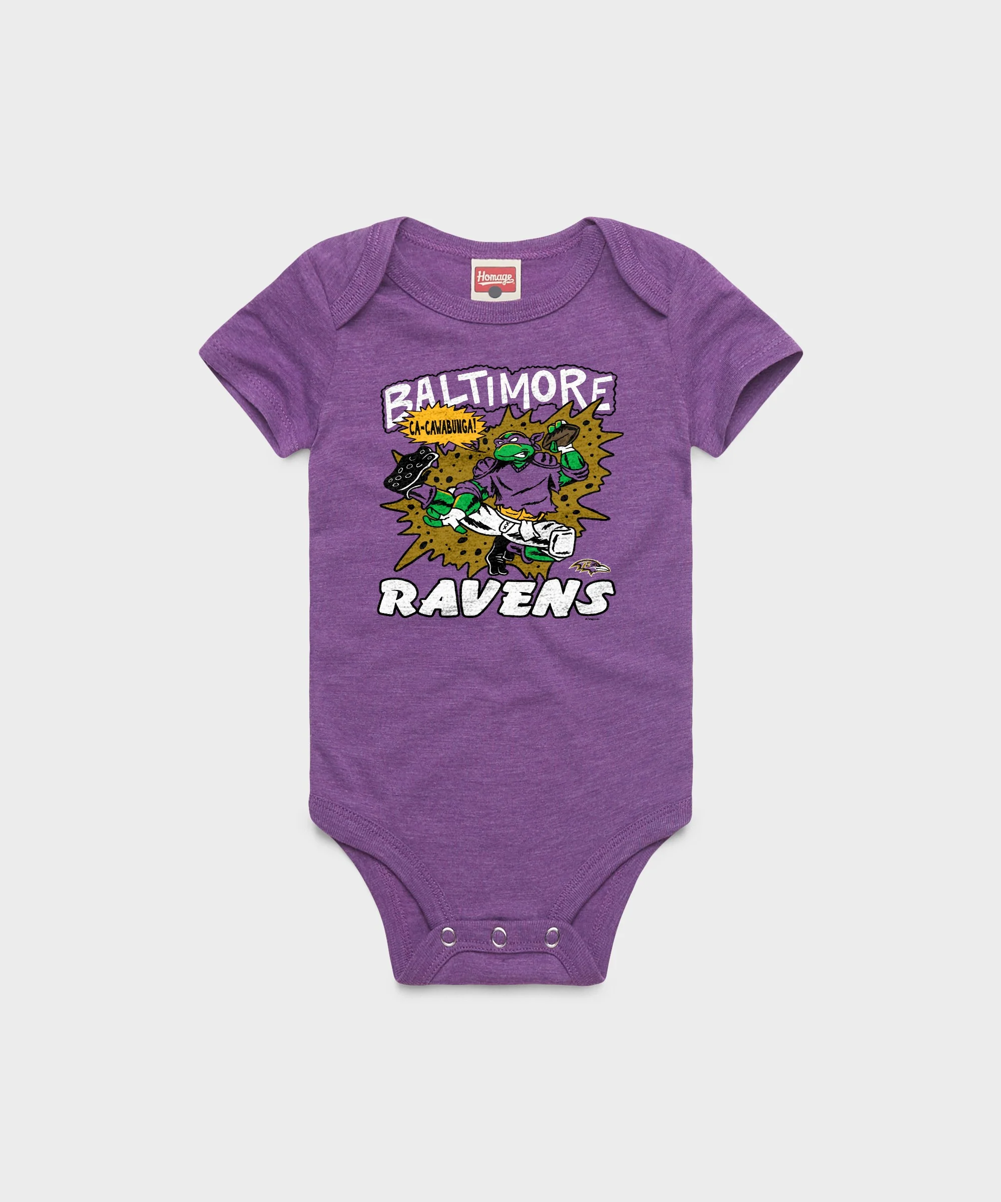 TMNT Donatello x Baltimore Ravens Baby One Piece