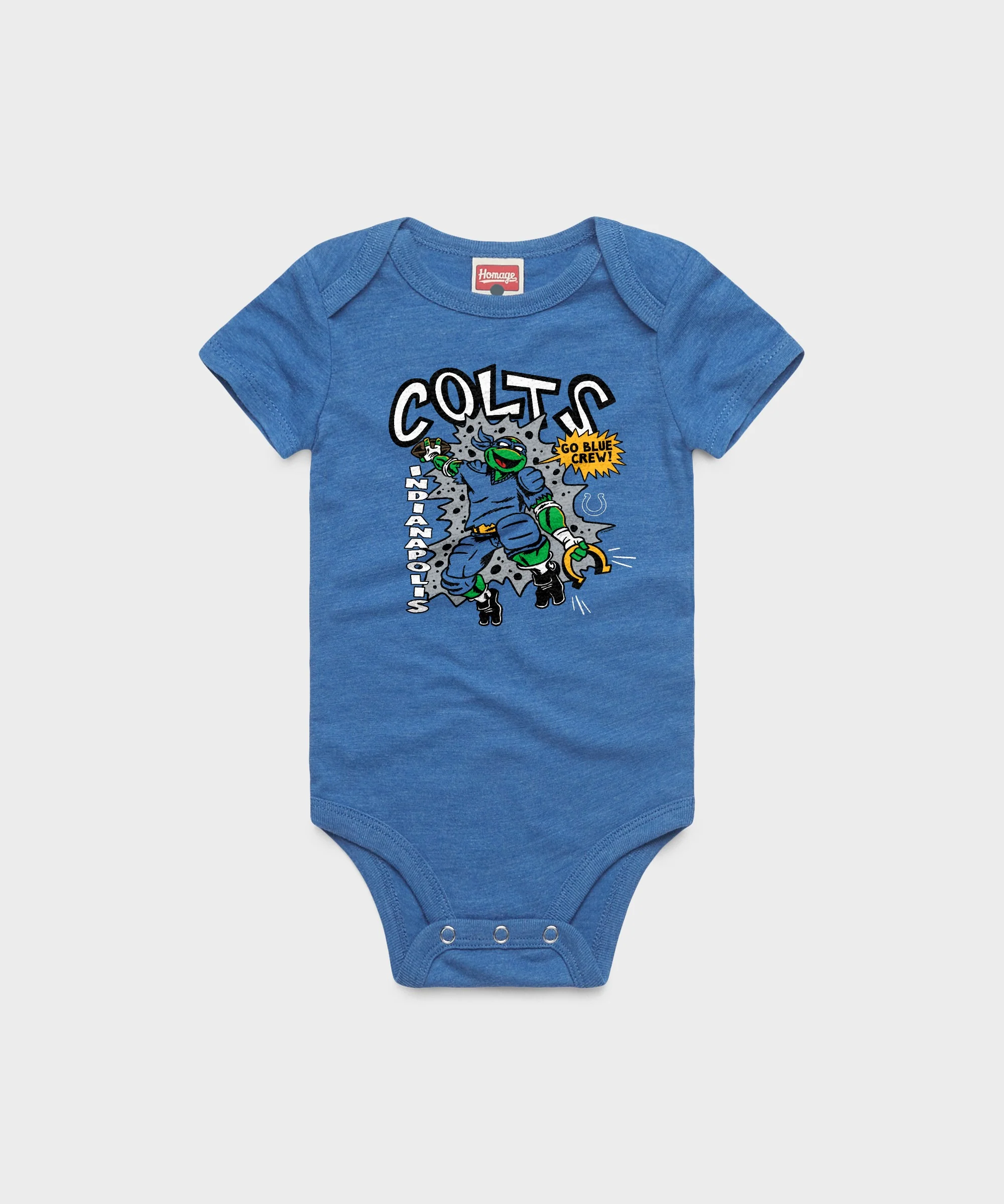 TMNT Leonardo x Indianapolis Colts Baby One Piece