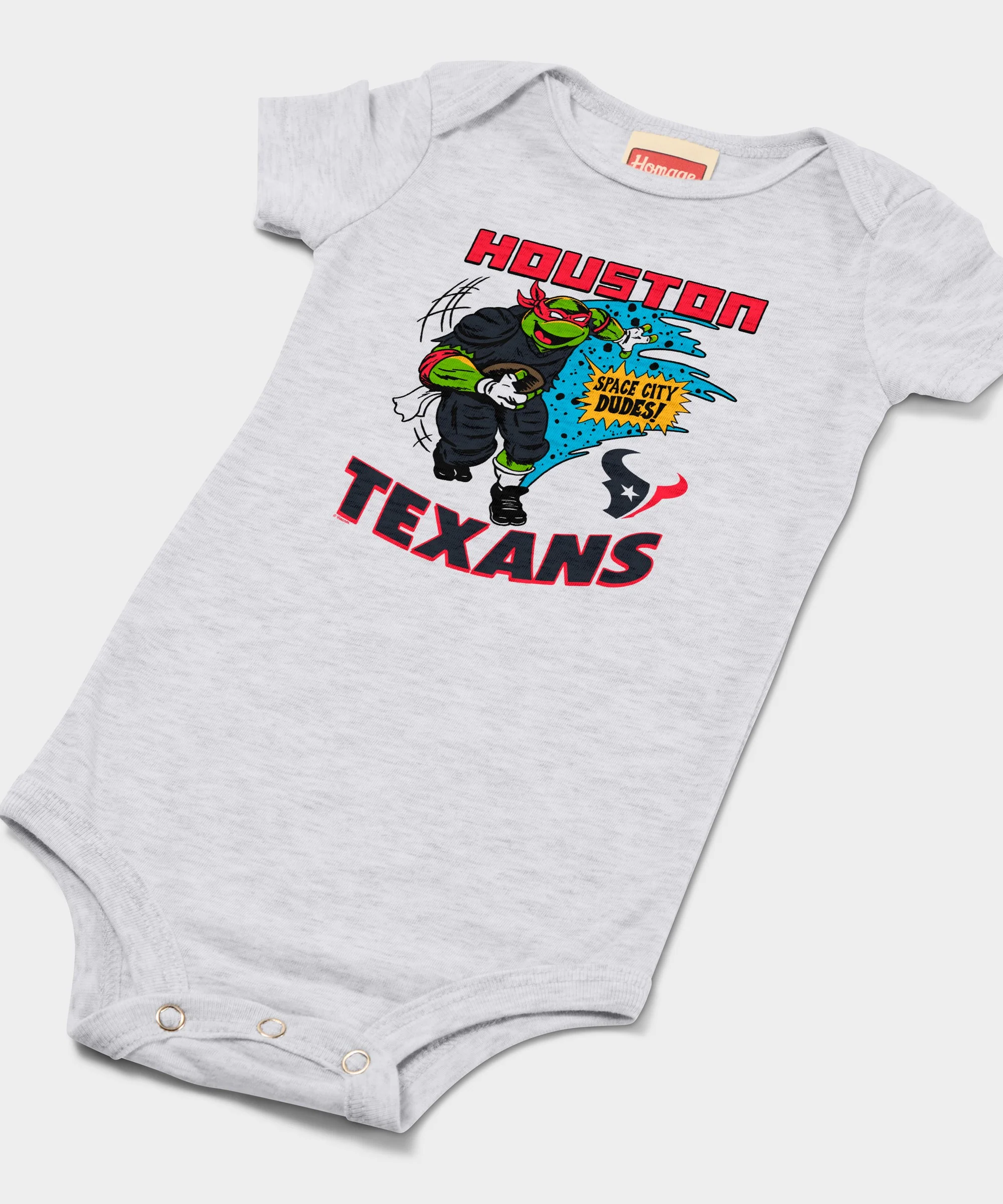 TMNT Raphael x Houston Texans Baby One Piece - Image 2